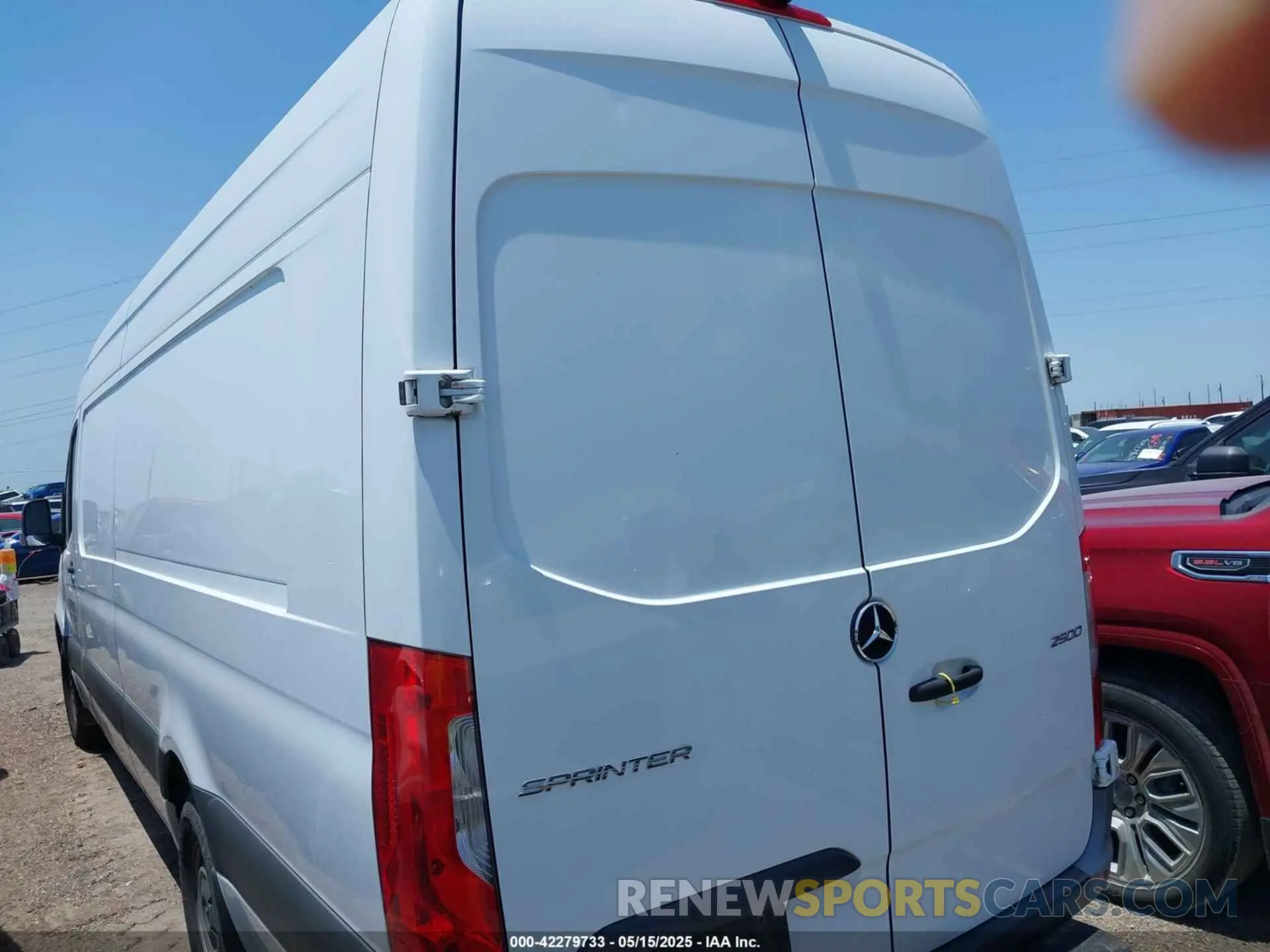 3 fotografías del automóvil dañado W1Y4EDHY6NT088610 MERCEDES-BENZ SPRINTER 2500 2022
