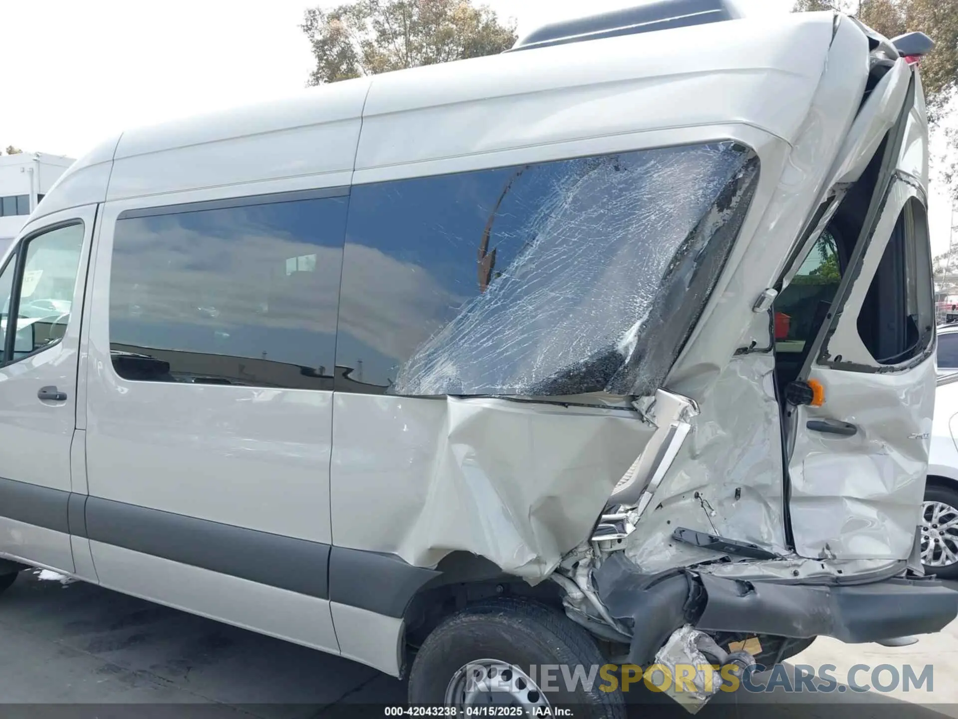 15 fotografías del automóvil dañado W1Z40FHYXNT087420 MERCEDES-BENZ SPRINTER 2500 2022
