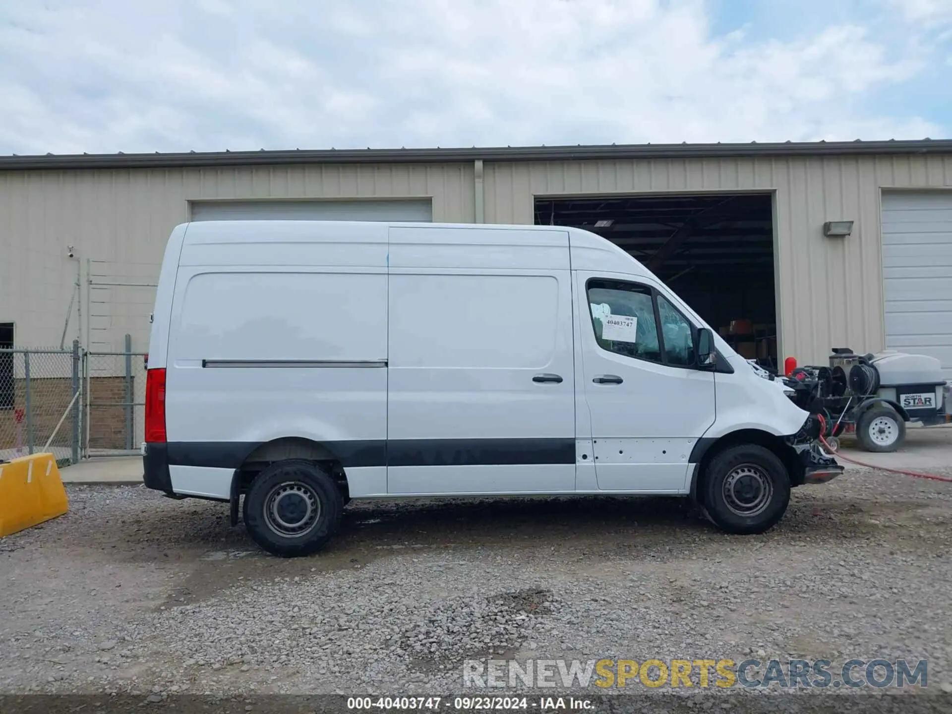 14 fotografías del automóvil dañado W1Y40BHY9PT160812 MERCEDES-BENZ SPRINTER 2500 2023