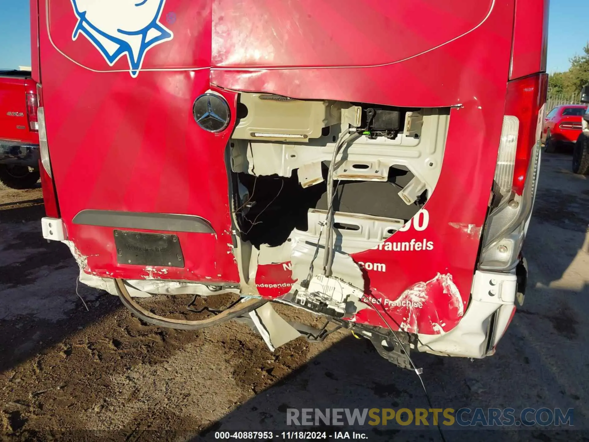 6 fotografías del automóvil dañado W1Y40CHY6PT124422 MERCEDES-BENZ SPRINTER 2500 2023