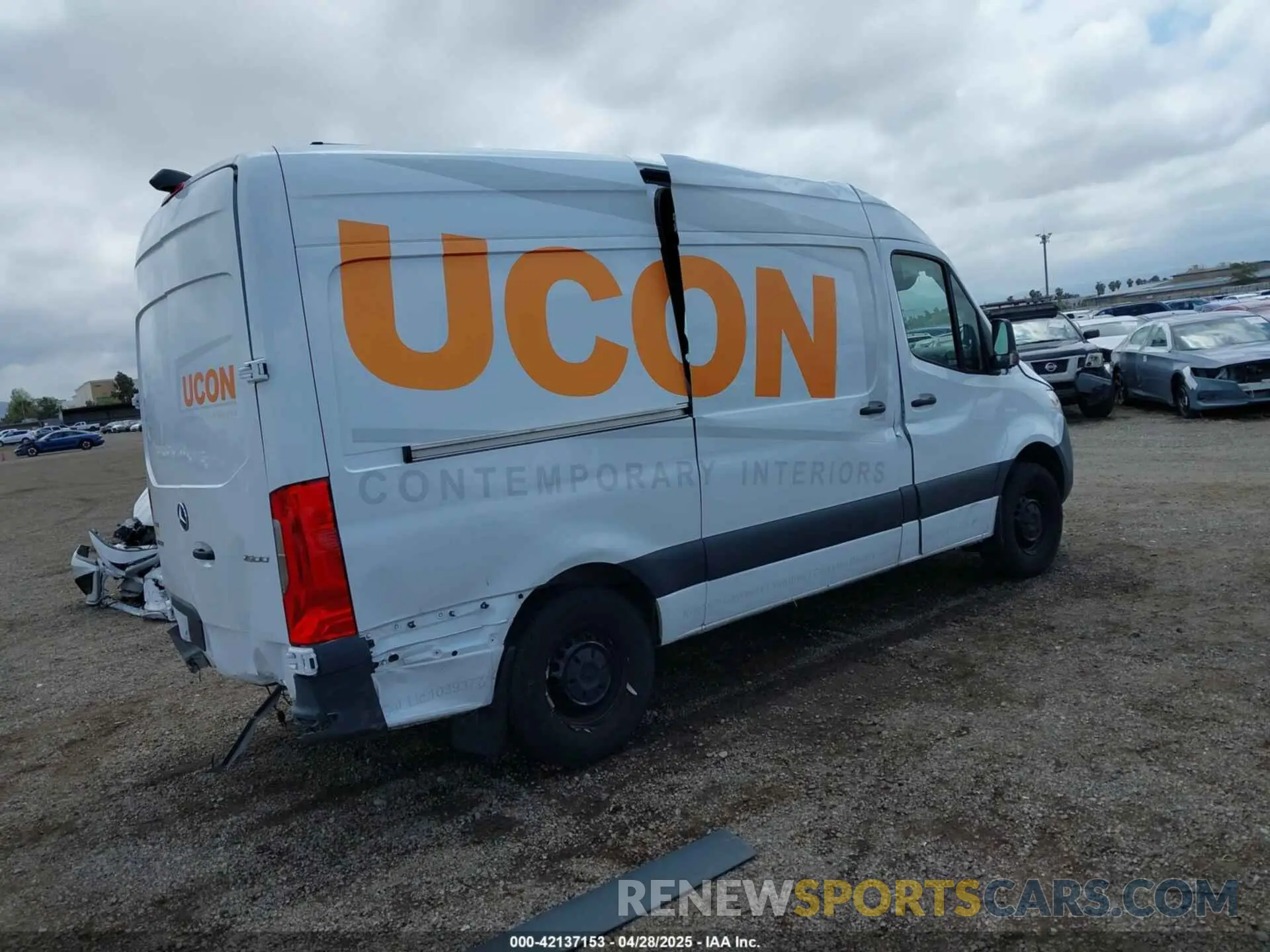 4 fotografías del automóvil dañado W1Y4KBHY7PT146269 MERCEDES-BENZ SPRINTER 2500 2023