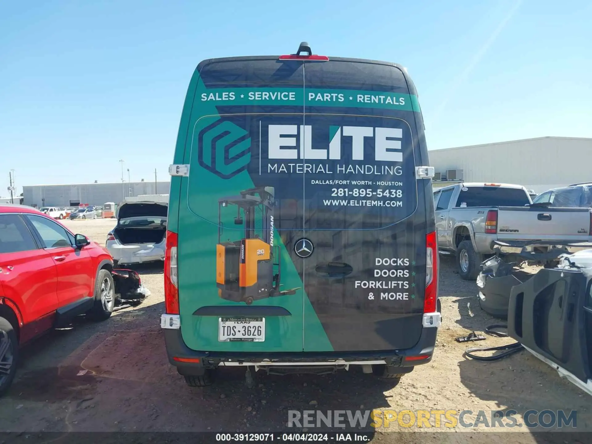 17 fotografías del automóvil dañado W1Y4NBHY4PT114676 MERCEDES-BENZ SPRINTER 2500 2023