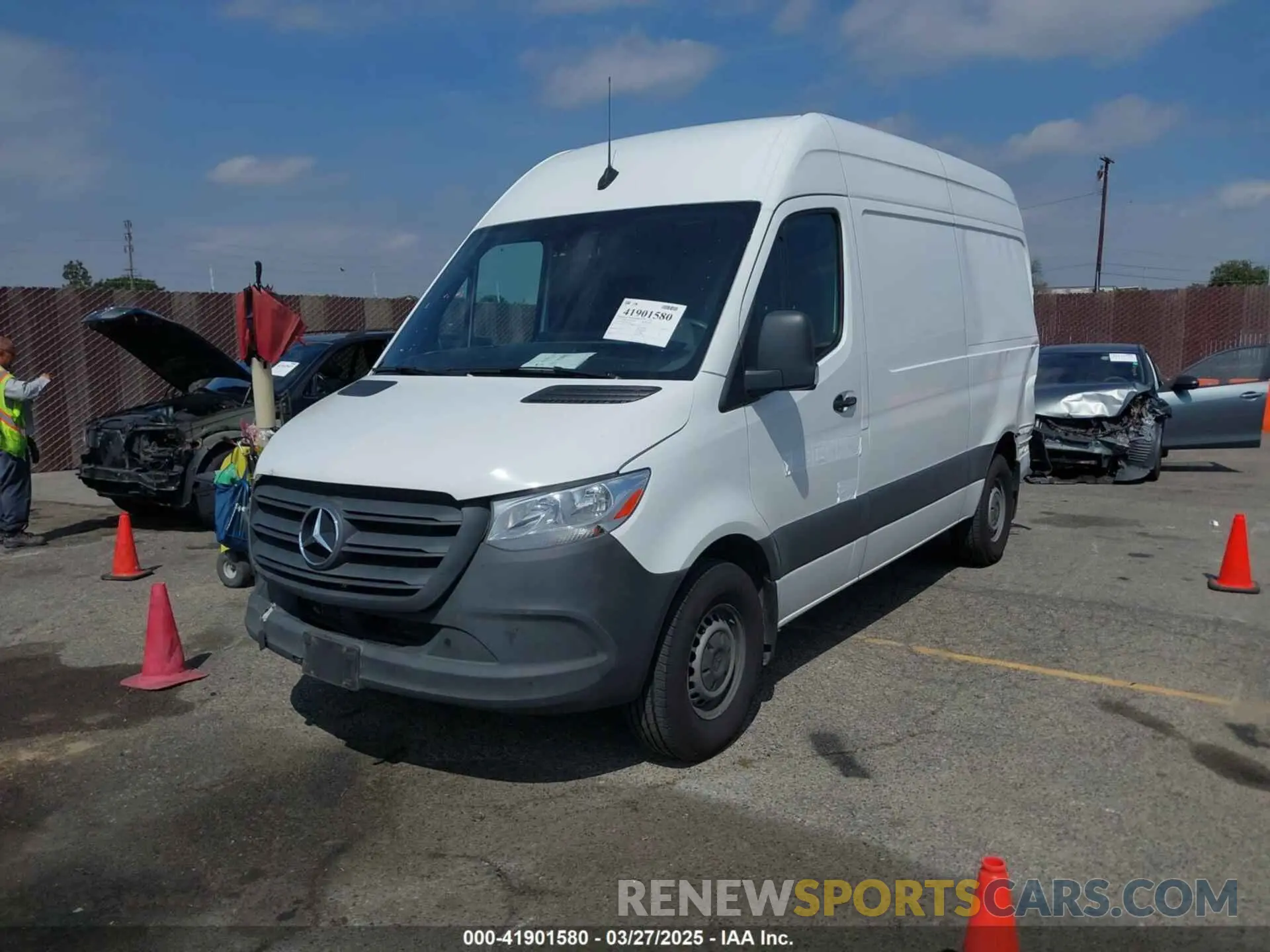 2 fotografías del automóvil dañado W1Y4NBHY8PT148071 MERCEDES-BENZ SPRINTER 2500 2023