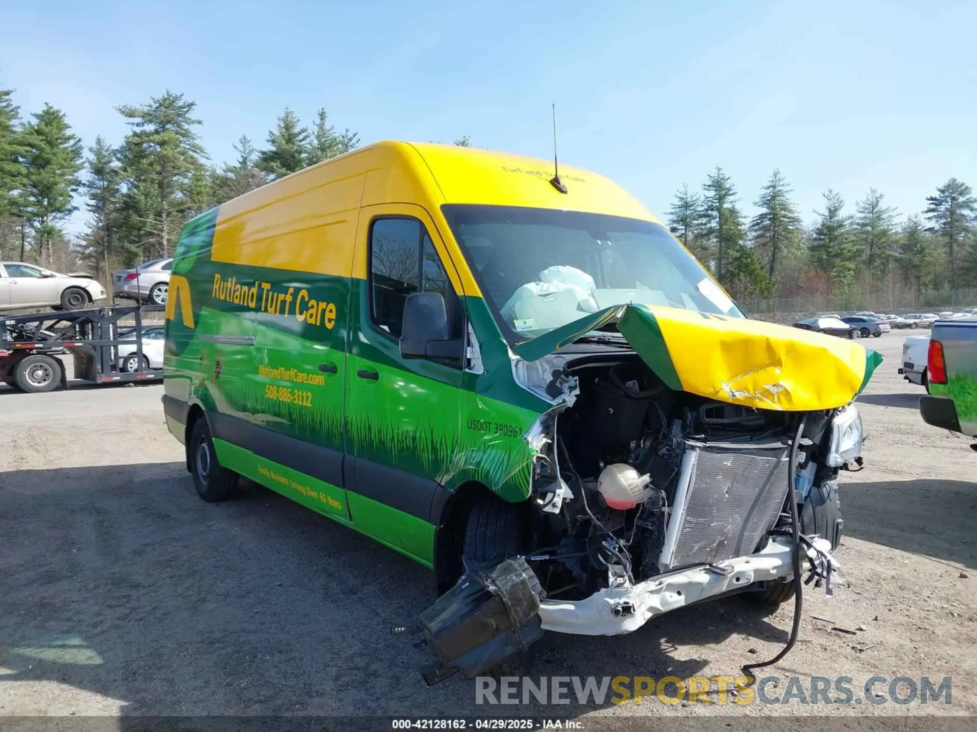 1 fotografías del automóvil dañado W1Y4NCHY6PT139276 MERCEDES-BENZ SPRINTER 2500 2023