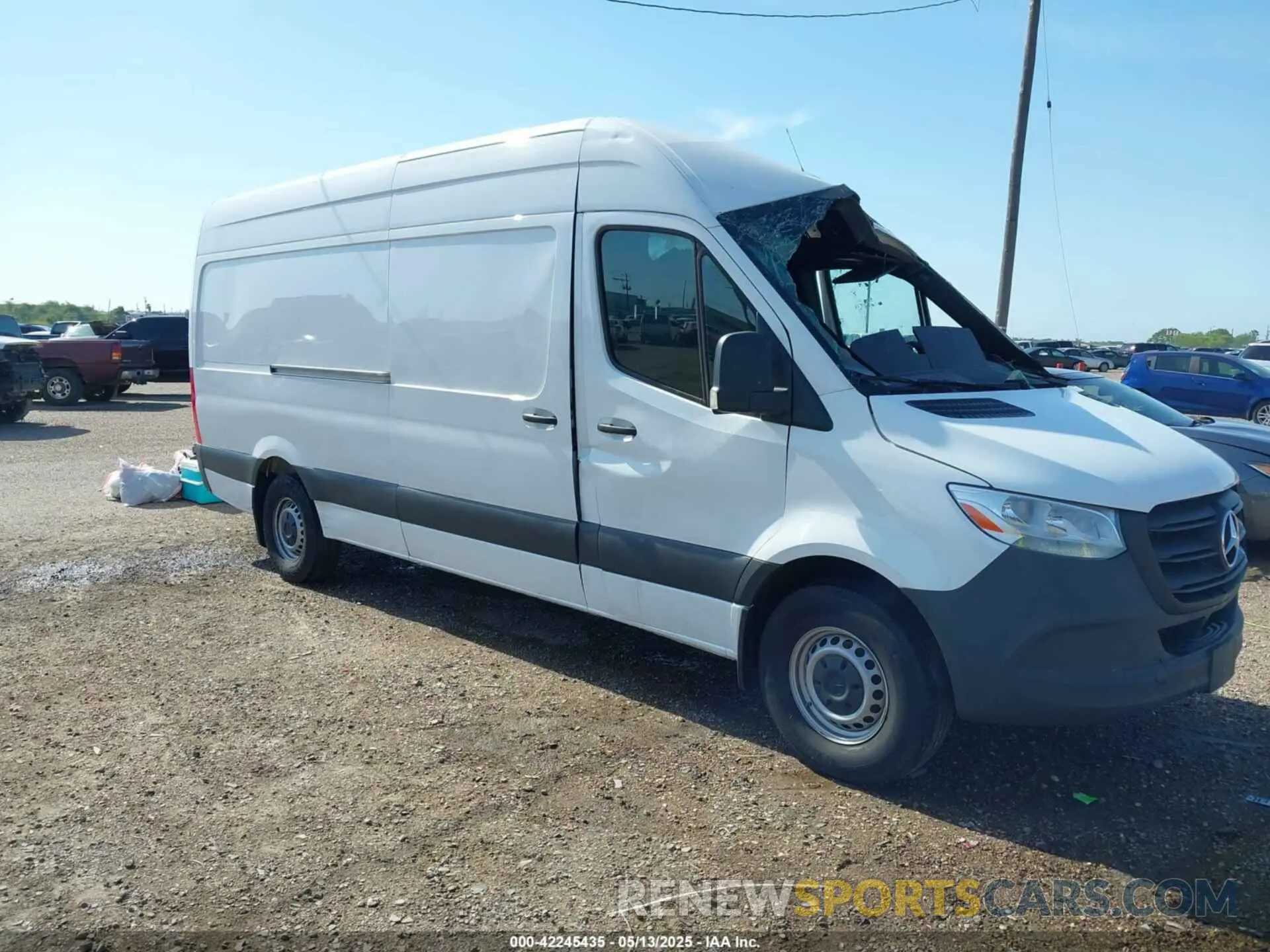 1 fotografías del automóvil dañado W1Y4NCHY8PT136704 MERCEDES-BENZ SPRINTER 2500 2023