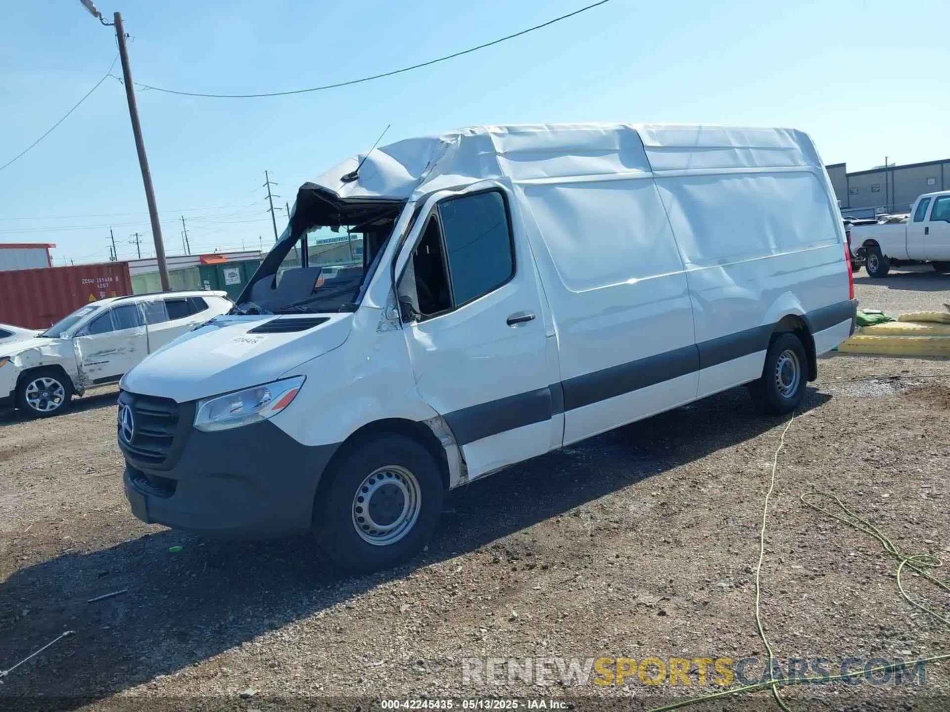 2 fotografías del automóvil dañado W1Y4NCHY8PT136704 MERCEDES-BENZ SPRINTER 2500 2023