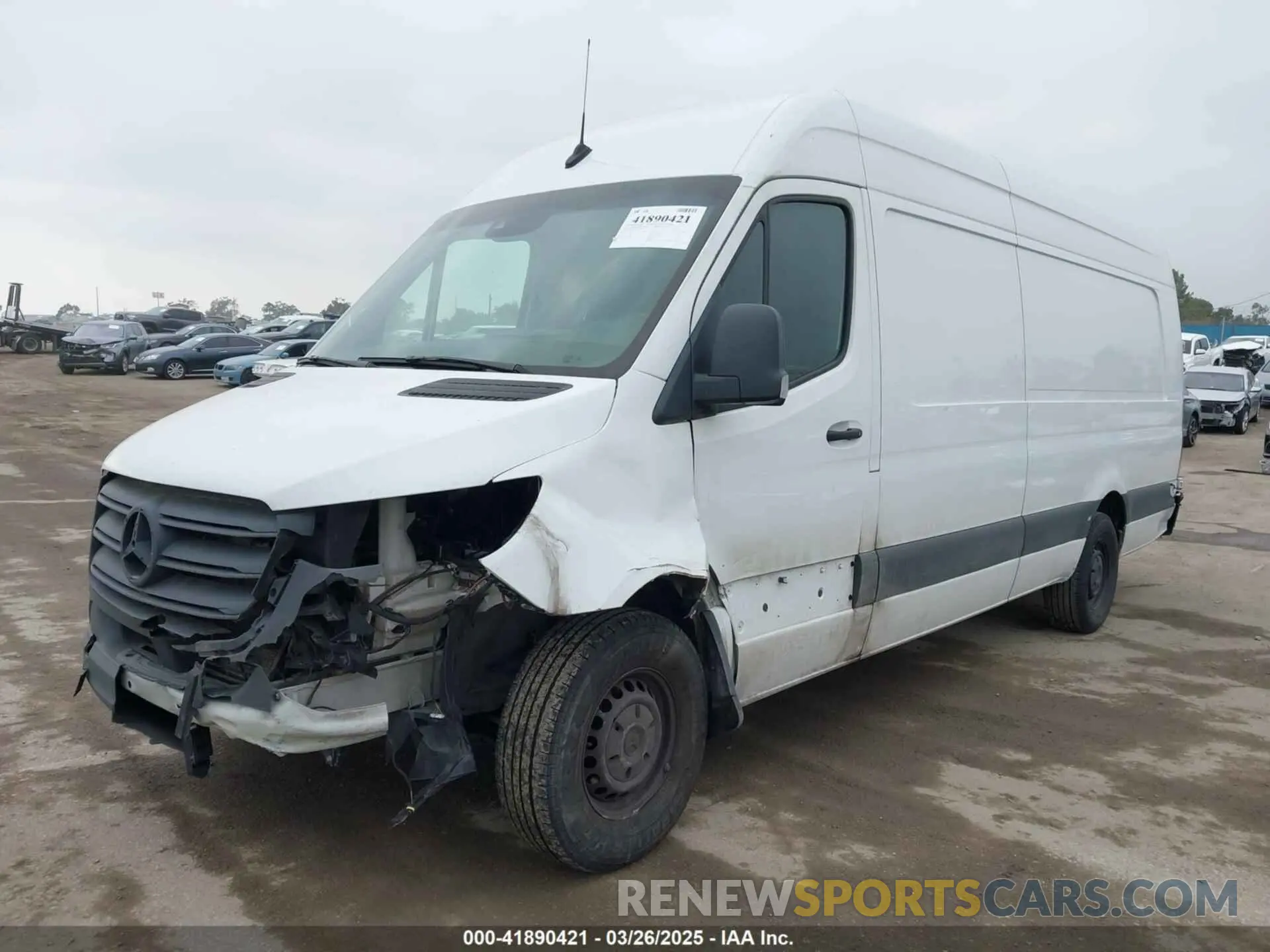 2 fotografías del automóvil dañado W1Y4NDHY1PT136193 MERCEDES-BENZ SPRINTER 2500 2023