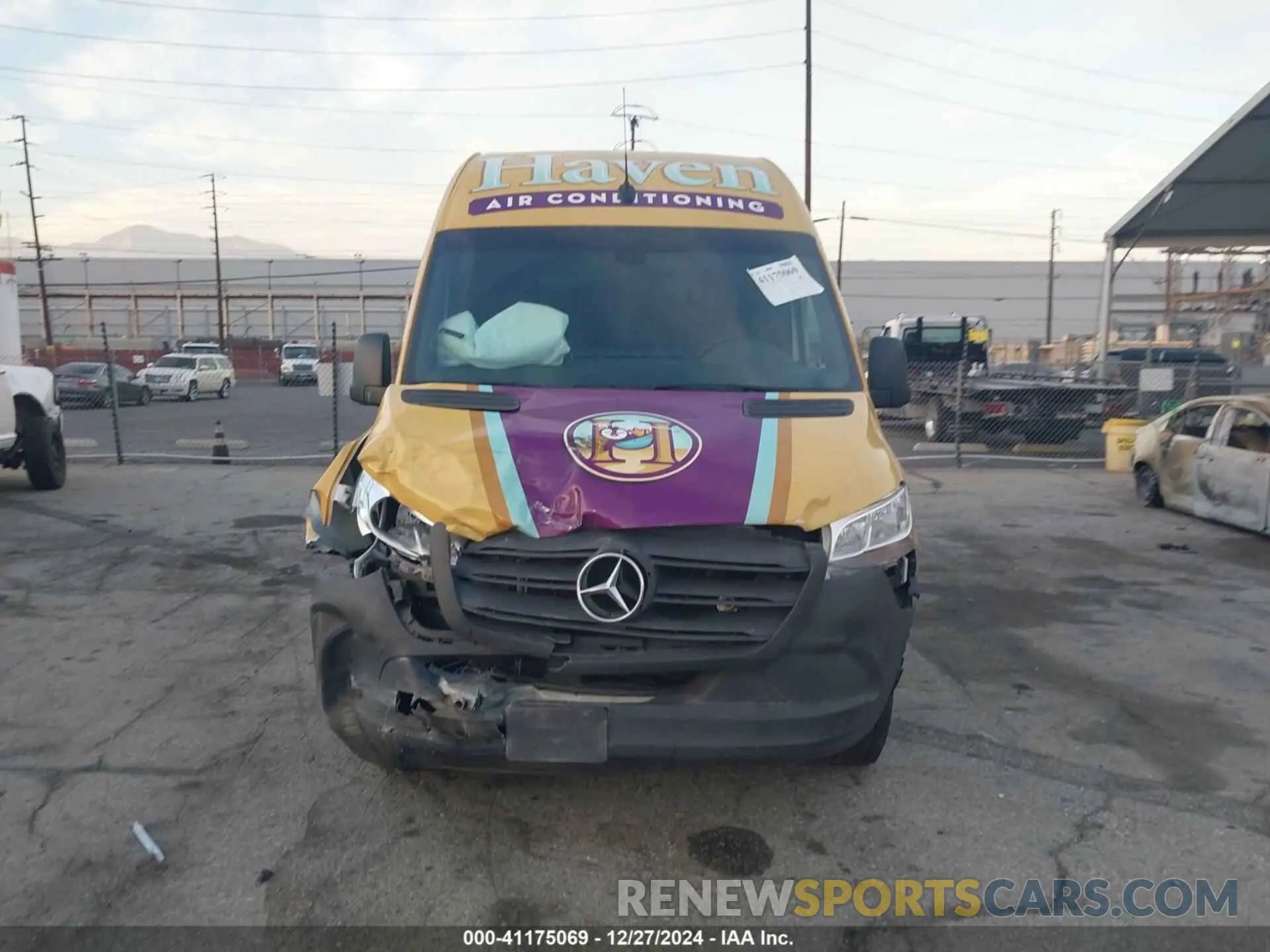 12 fotografías del automóvil dañado W1Y4NDHY5PT143292 MERCEDES-BENZ SPRINTER 2500 2023