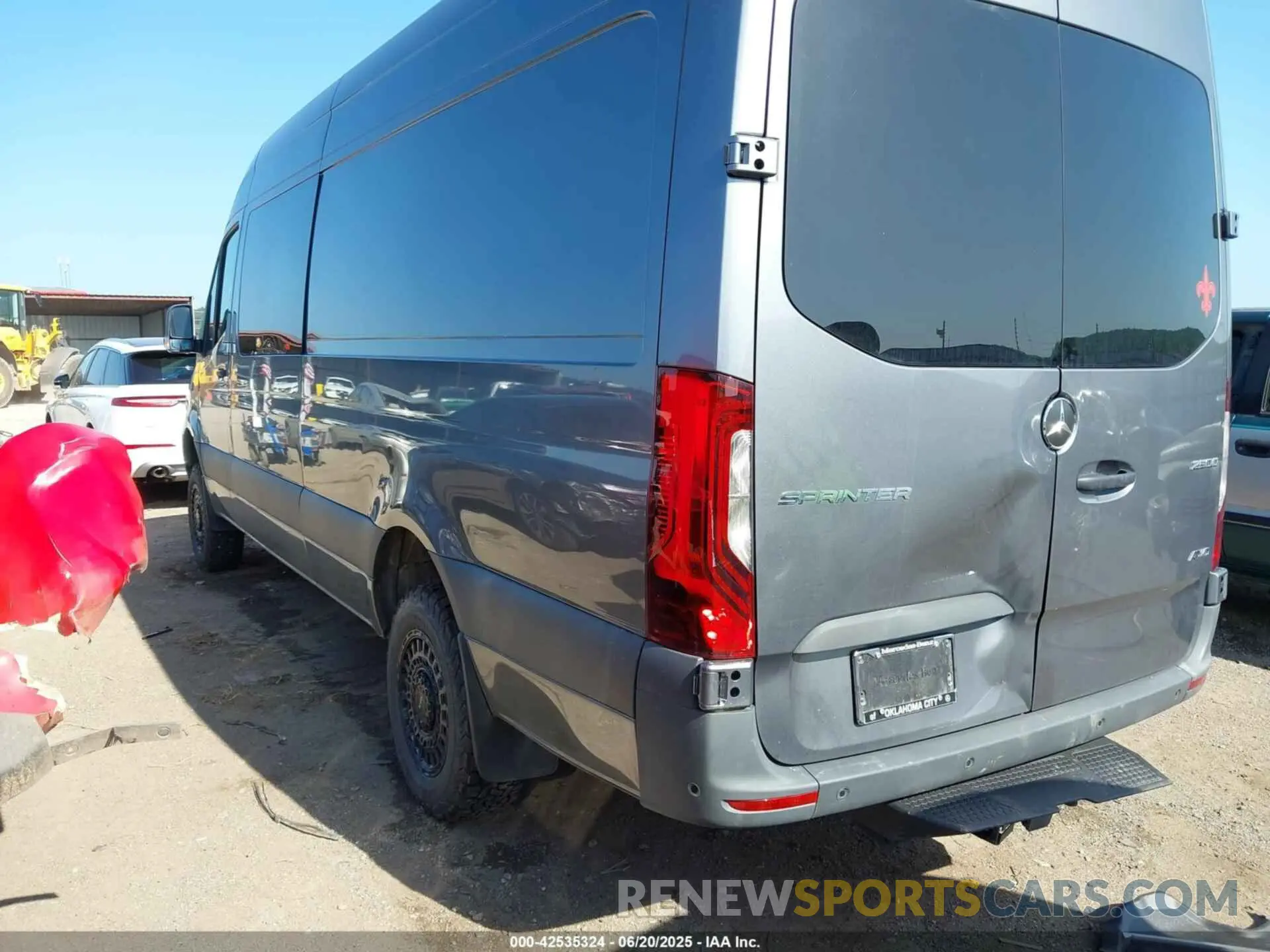 3 fotografías del automóvil dañado W1W4NCVY7RT156717 MERCEDES-BENZ SPRINTER 2500 2024