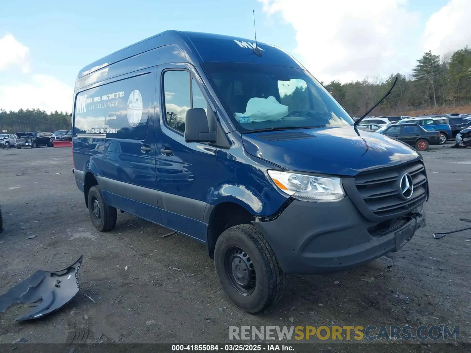 1 fotografías del automóvil dañado W1Y4NBVY5RT166017 MERCEDES-BENZ SPRINTER 2500 2024