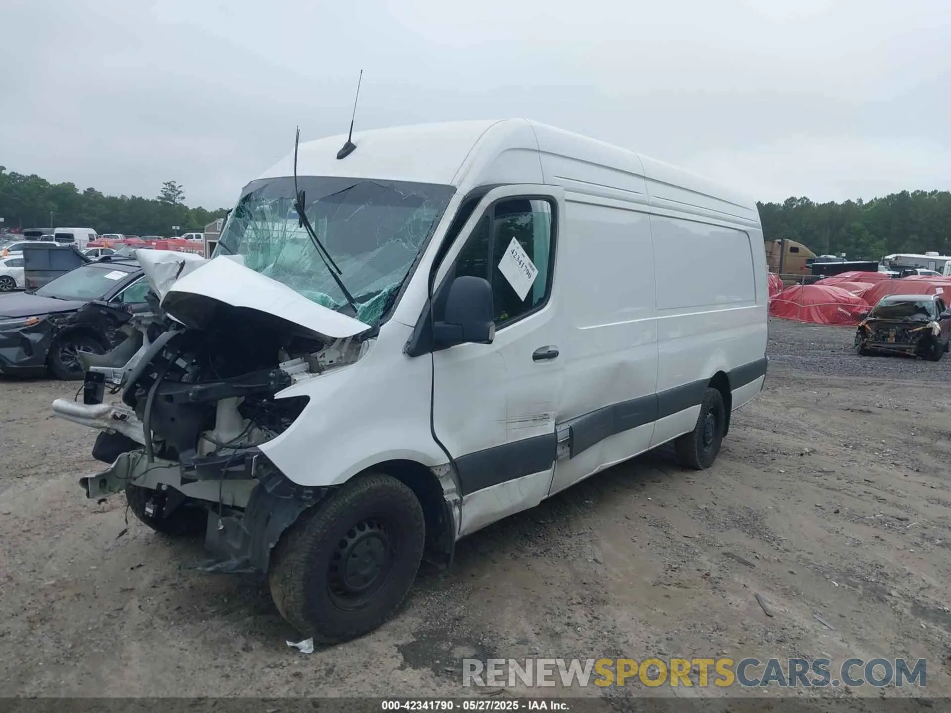 2 fotografías del automóvil dañado W1Y4NDHY0RT174159 MERCEDES-BENZ SPRINTER 2500 2024