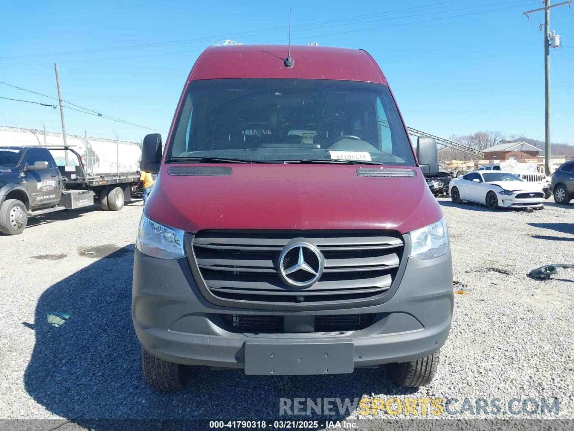 12 fotografías del automóvil dañado W1Z4NFVY9RP708618 MERCEDES-BENZ SPRINTER 2500 2024