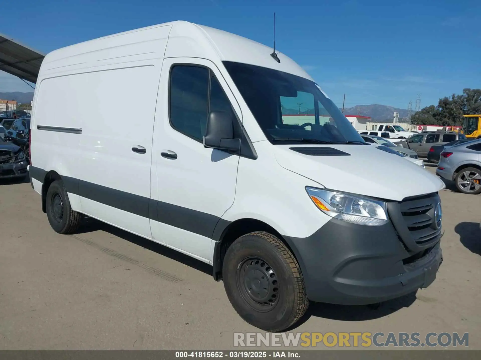 1 fotografías del automóvil dañado W1Y4NBHY4ST205052 MERCEDES-BENZ SPRINTER 2500 2025
