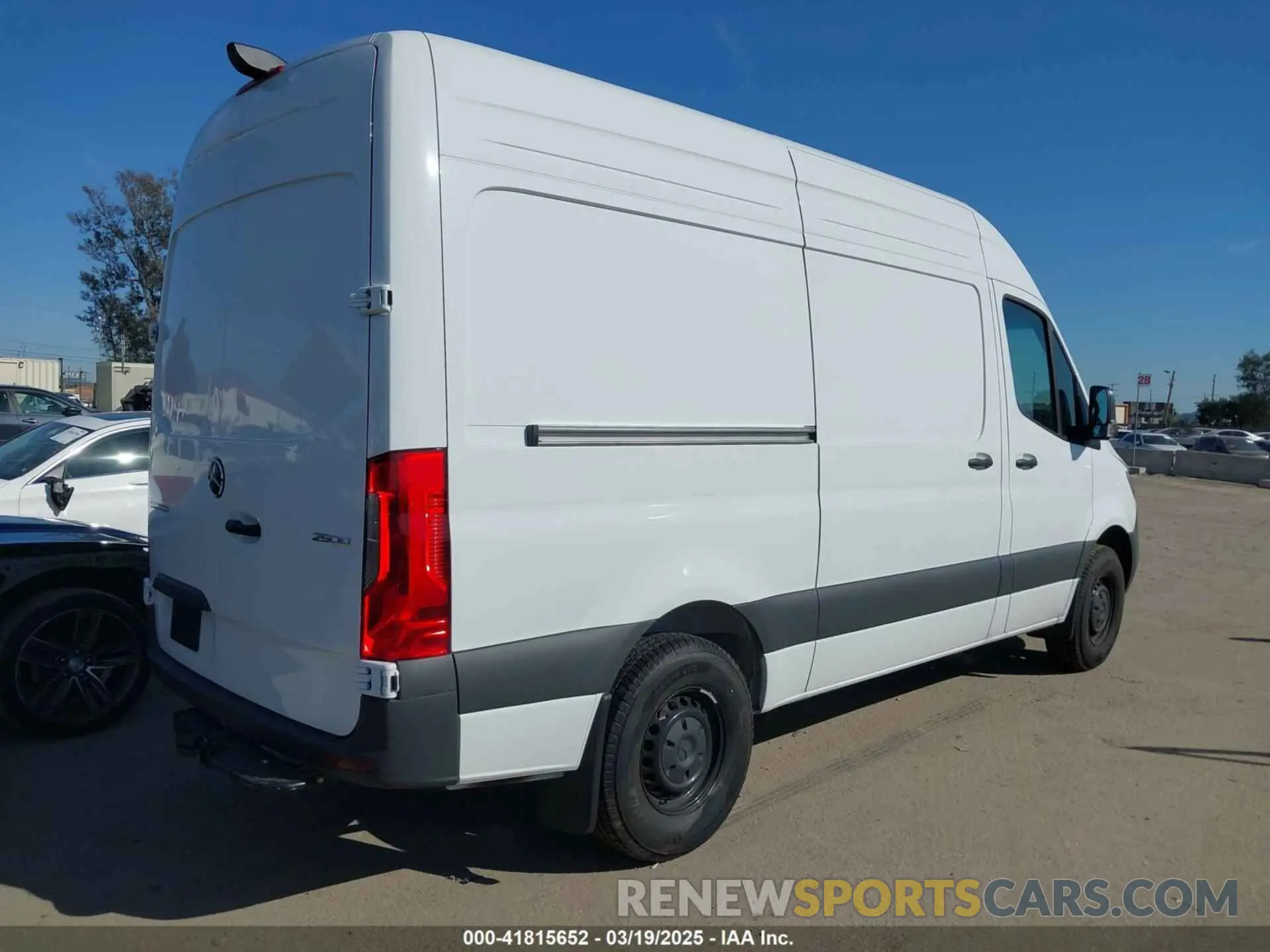 4 fotografías del automóvil dañado W1Y4NBHY4ST205052 MERCEDES-BENZ SPRINTER 2500 2025