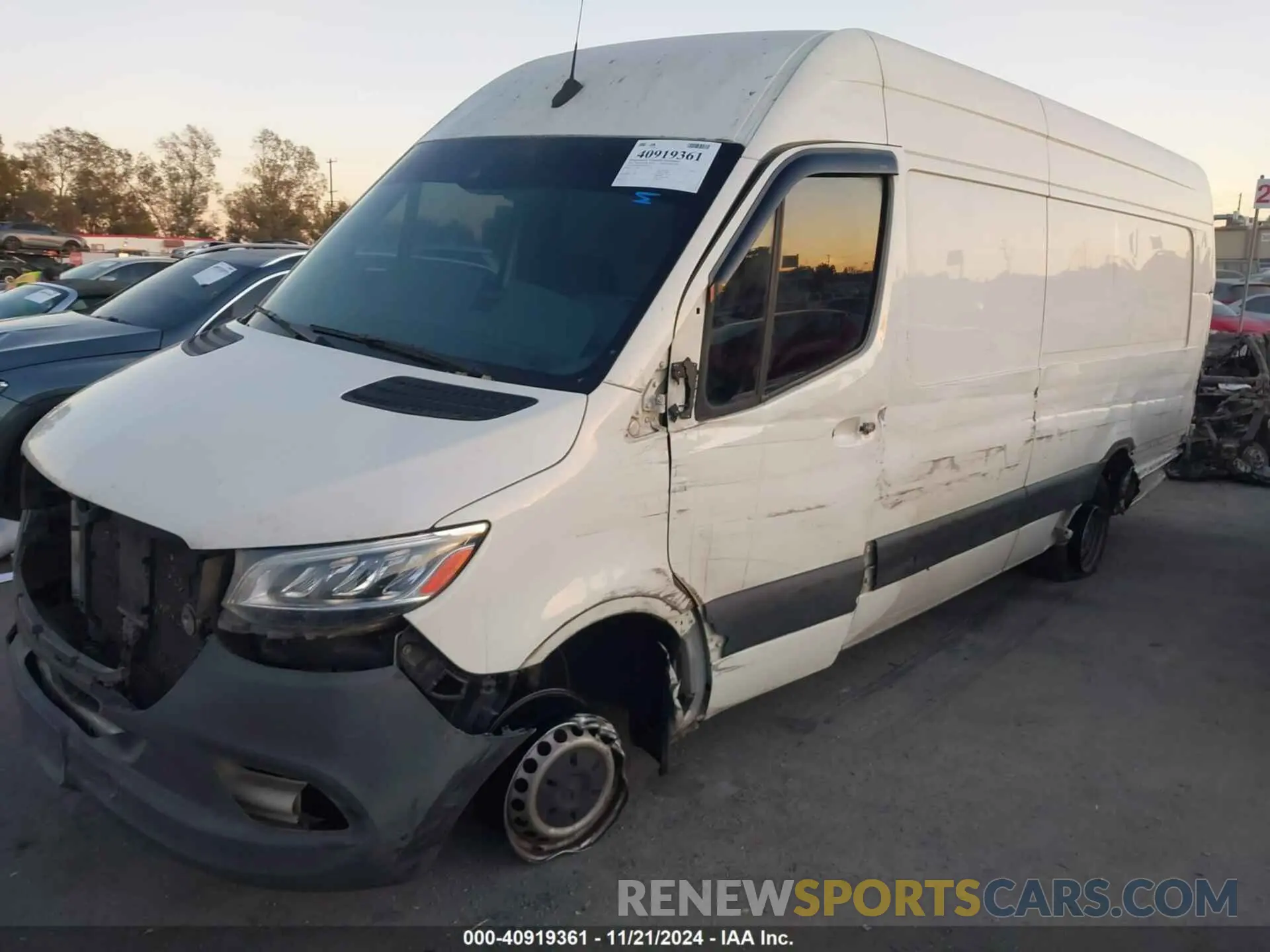6 fotografías del automóvil dañado W1Y5EDHYXMT075717 MERCEDES-BENZ SPRINTER 3500 2021