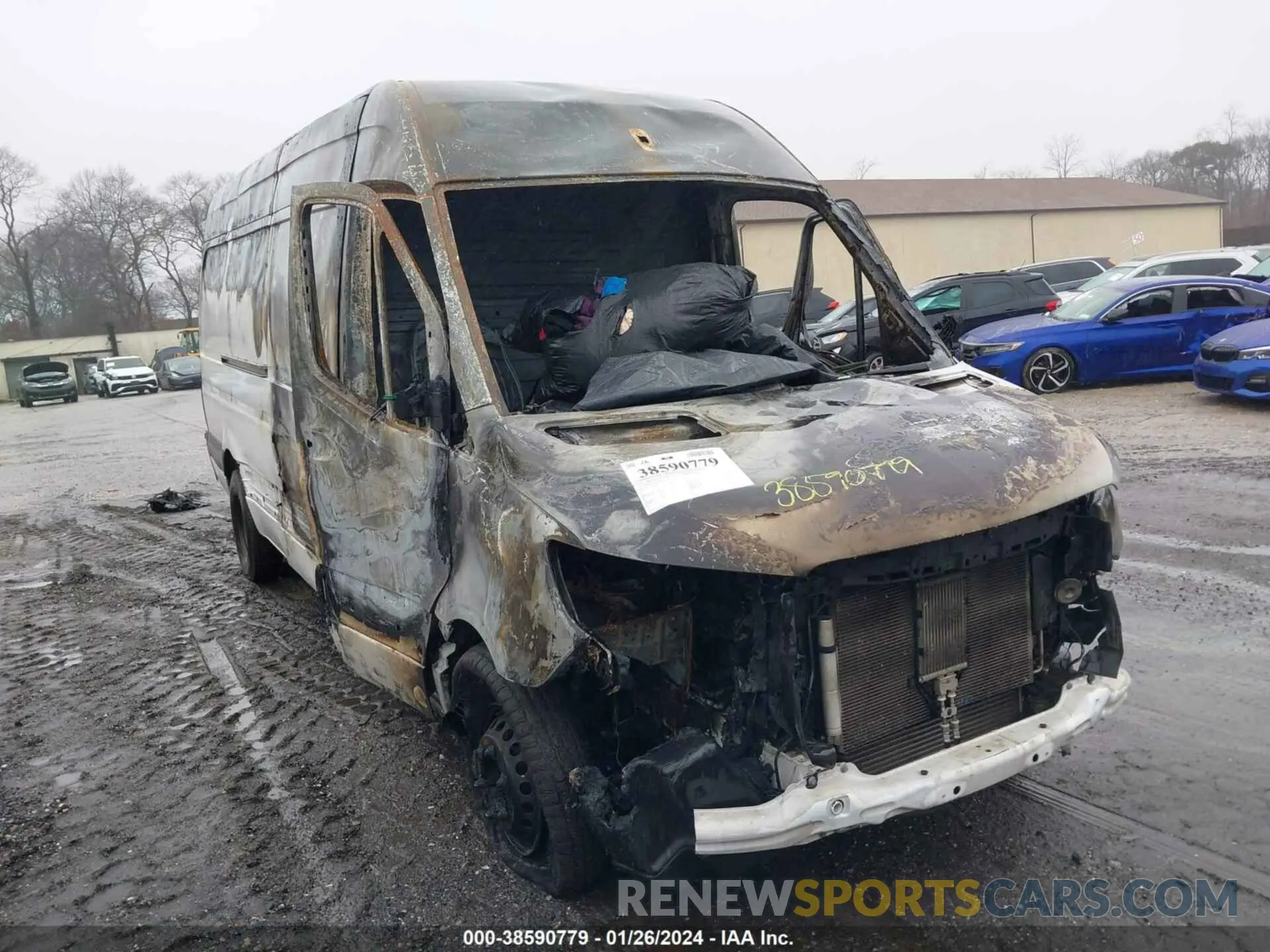 1 fotografías del automóvil dañado WD3PF4CD9KP029214 MERCEDES-BENZ SPRINTER 3500XD 2019