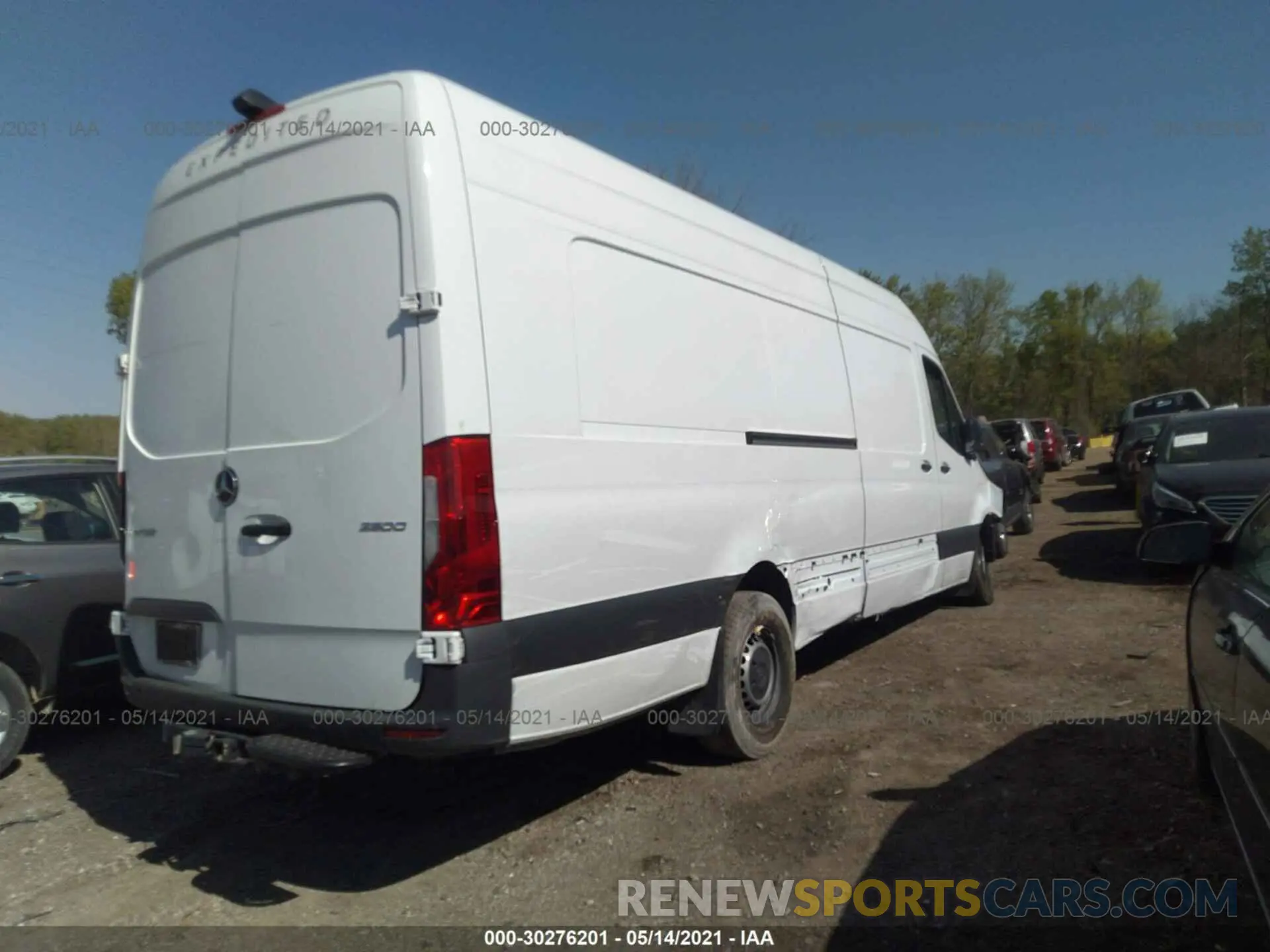 4 fotografías del automóvil dañado W1W4EDHY8LT024591 MERCEDES-BENZ SPRINTER CARGO VAN 2020
