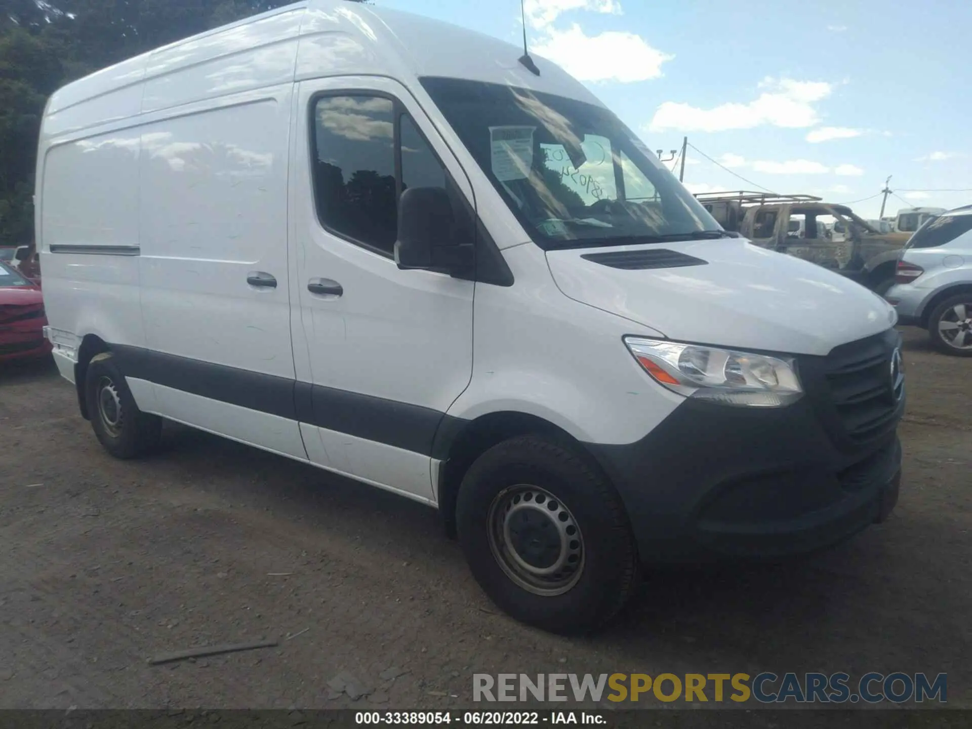 1 fotografías del automóvil dañado W1Y4EBHYXLT026077 MERCEDES-BENZ SPRINTER CARGO VAN 2020