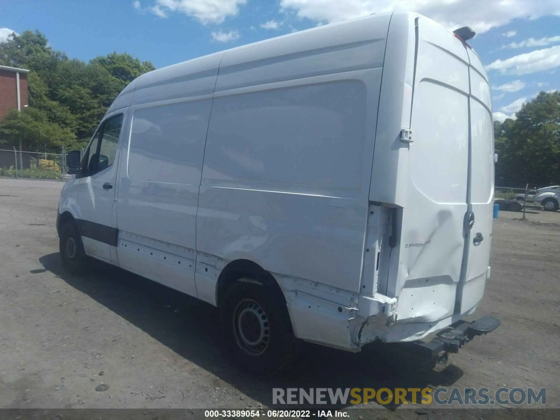 3 fotografías del automóvil dañado W1Y4EBHYXLT026077 MERCEDES-BENZ SPRINTER CARGO VAN 2020