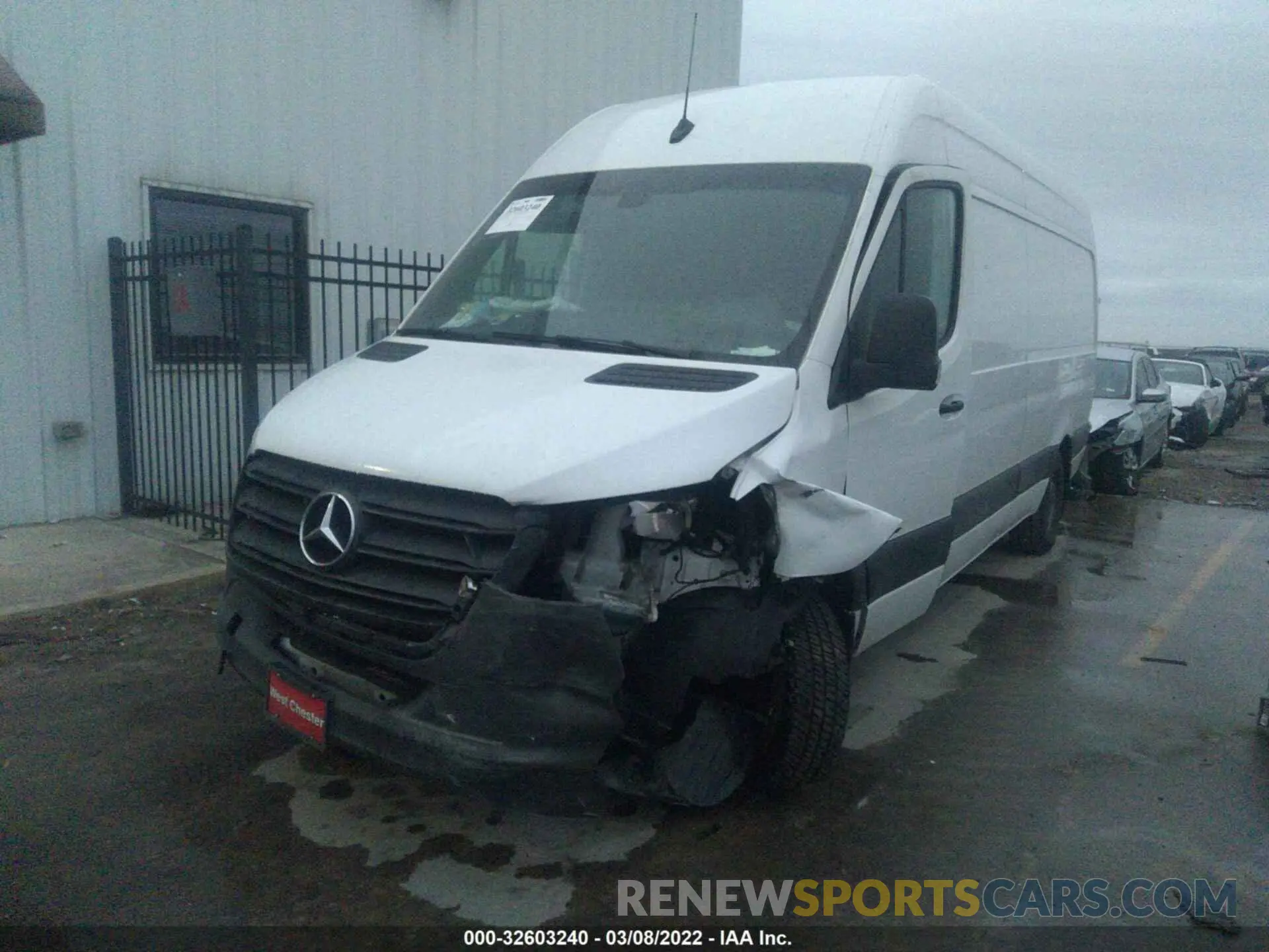 2 fotografías del automóvil dañado W1Y4ECHY2LT038939 MERCEDES-BENZ SPRINTER CARGO VAN 2020