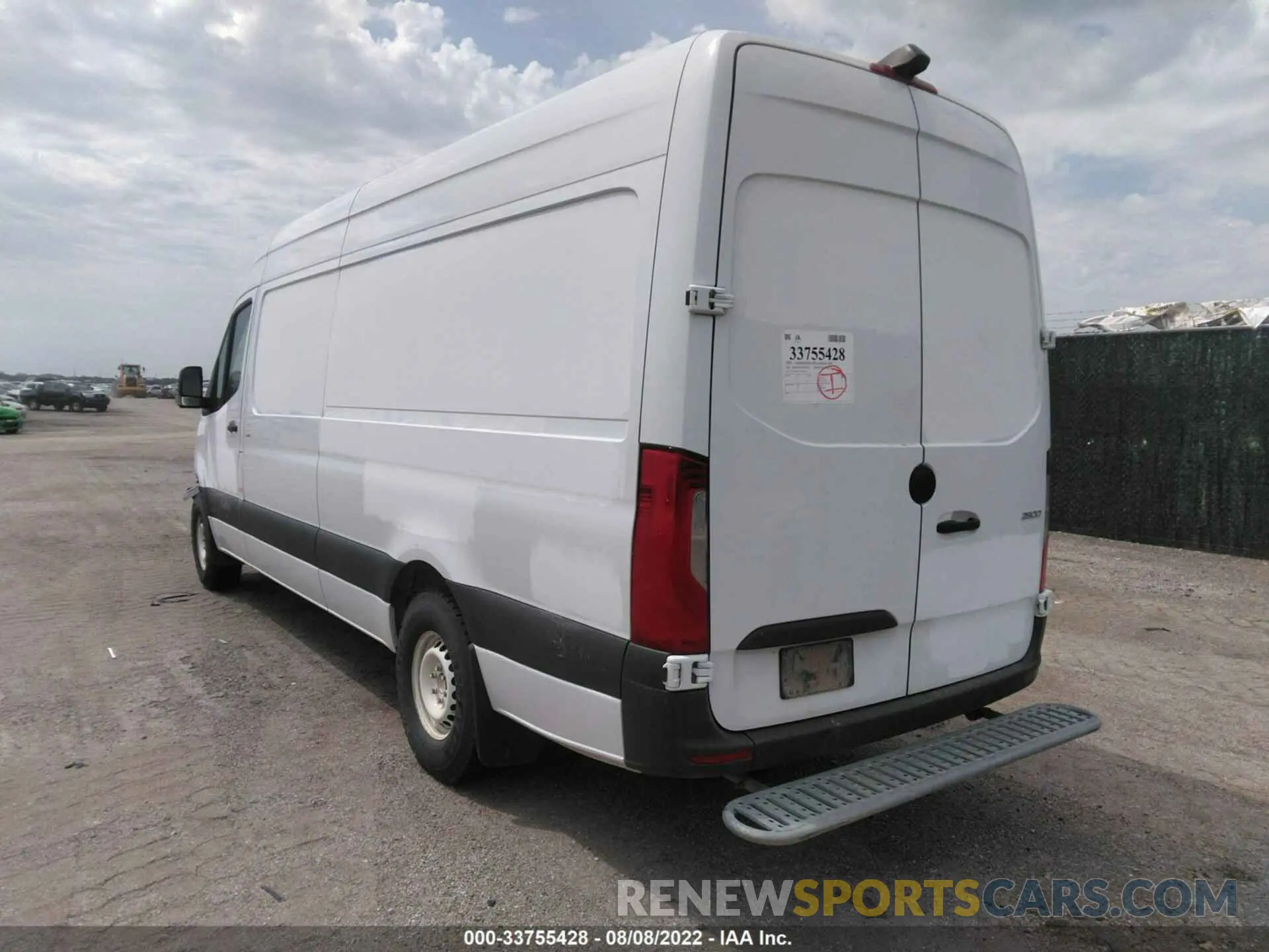 3 fotografías del automóvil dañado W1Y4ECHY3LP232579 MERCEDES-BENZ SPRINTER CARGO VAN 2020