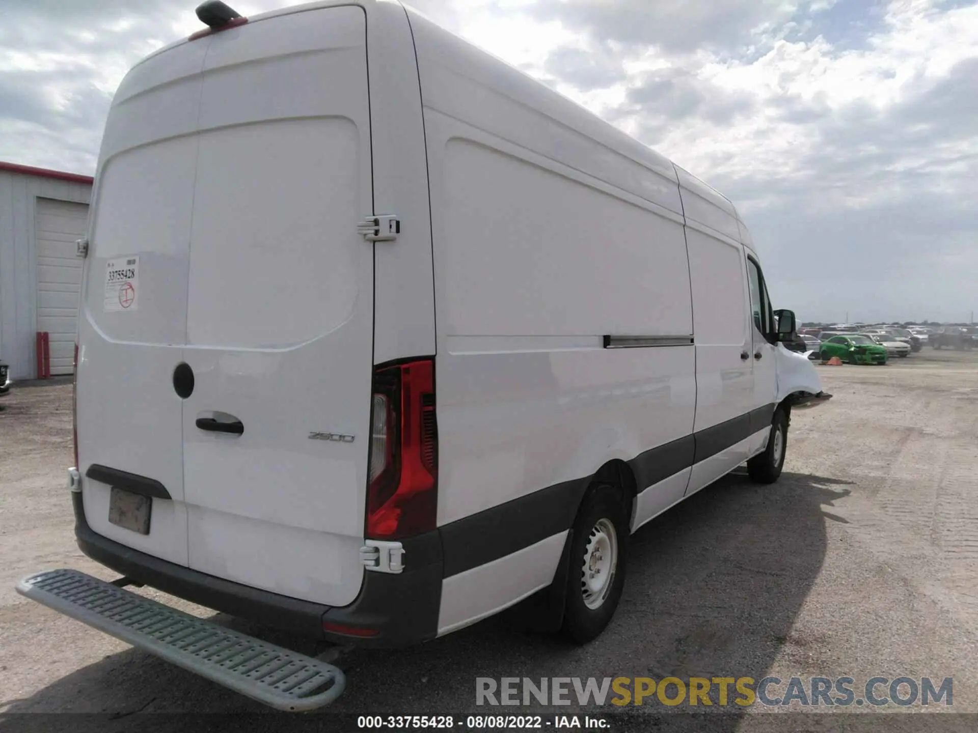 4 fotografías del automóvil dañado W1Y4ECHY3LP232579 MERCEDES-BENZ SPRINTER CARGO VAN 2020