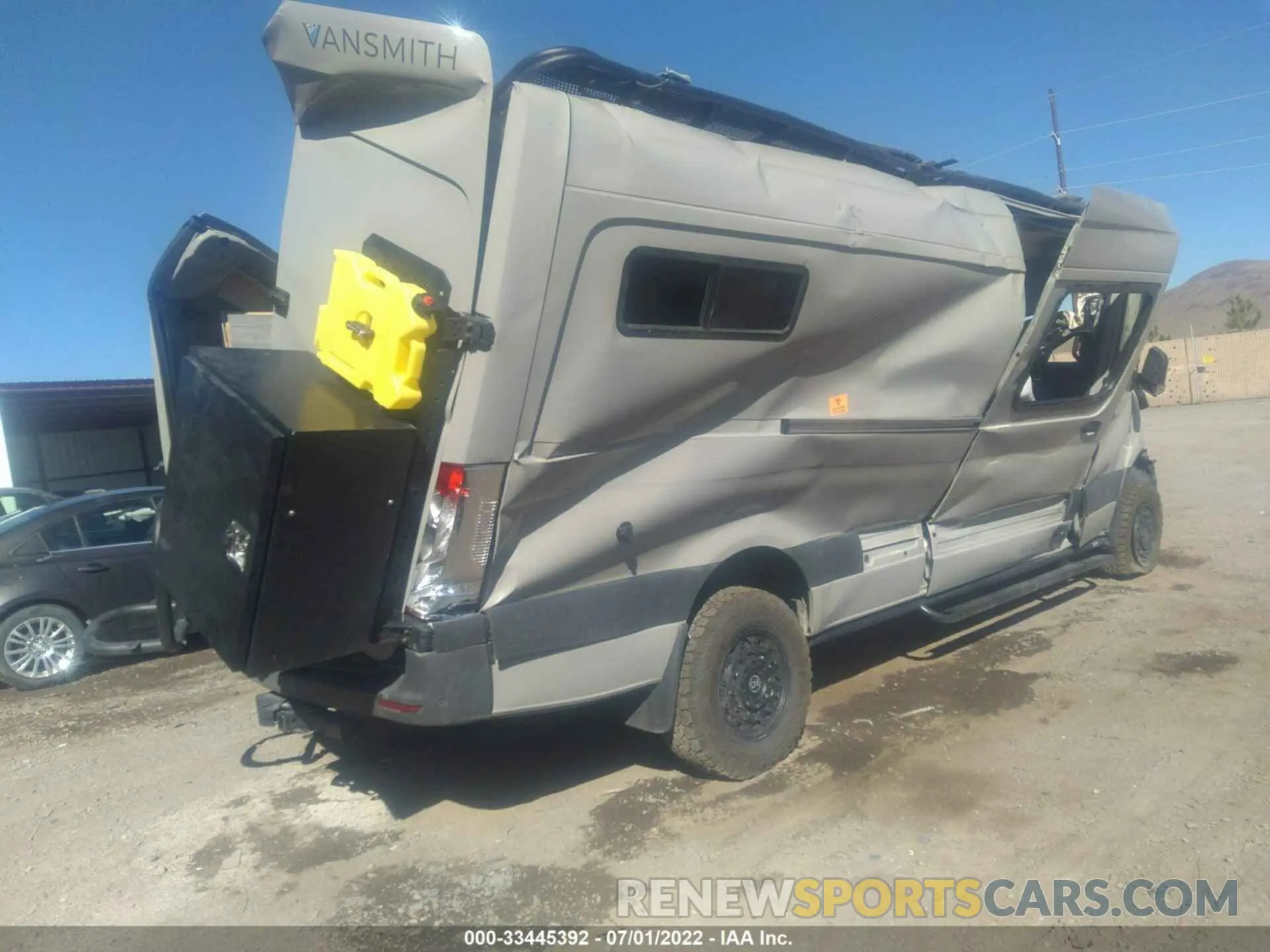 4 fotografías del automóvil dañado W1Y4ECVYXMT072231 MERCEDES-BENZ SPRINTER CARGO VAN 2021