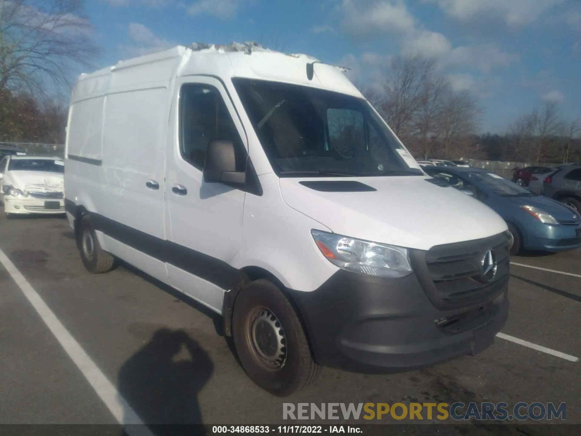1 fotografías del automóvil dañado W1Y4EBHY5NT081698 MERCEDES-BENZ SPRINTER CARGO VAN 2022