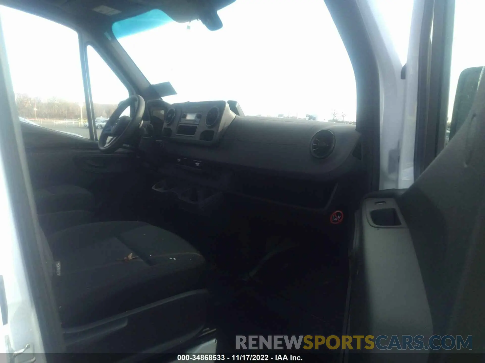 5 fotografías del automóvil dañado W1Y4EBHY5NT081698 MERCEDES-BENZ SPRINTER CARGO VAN 2022