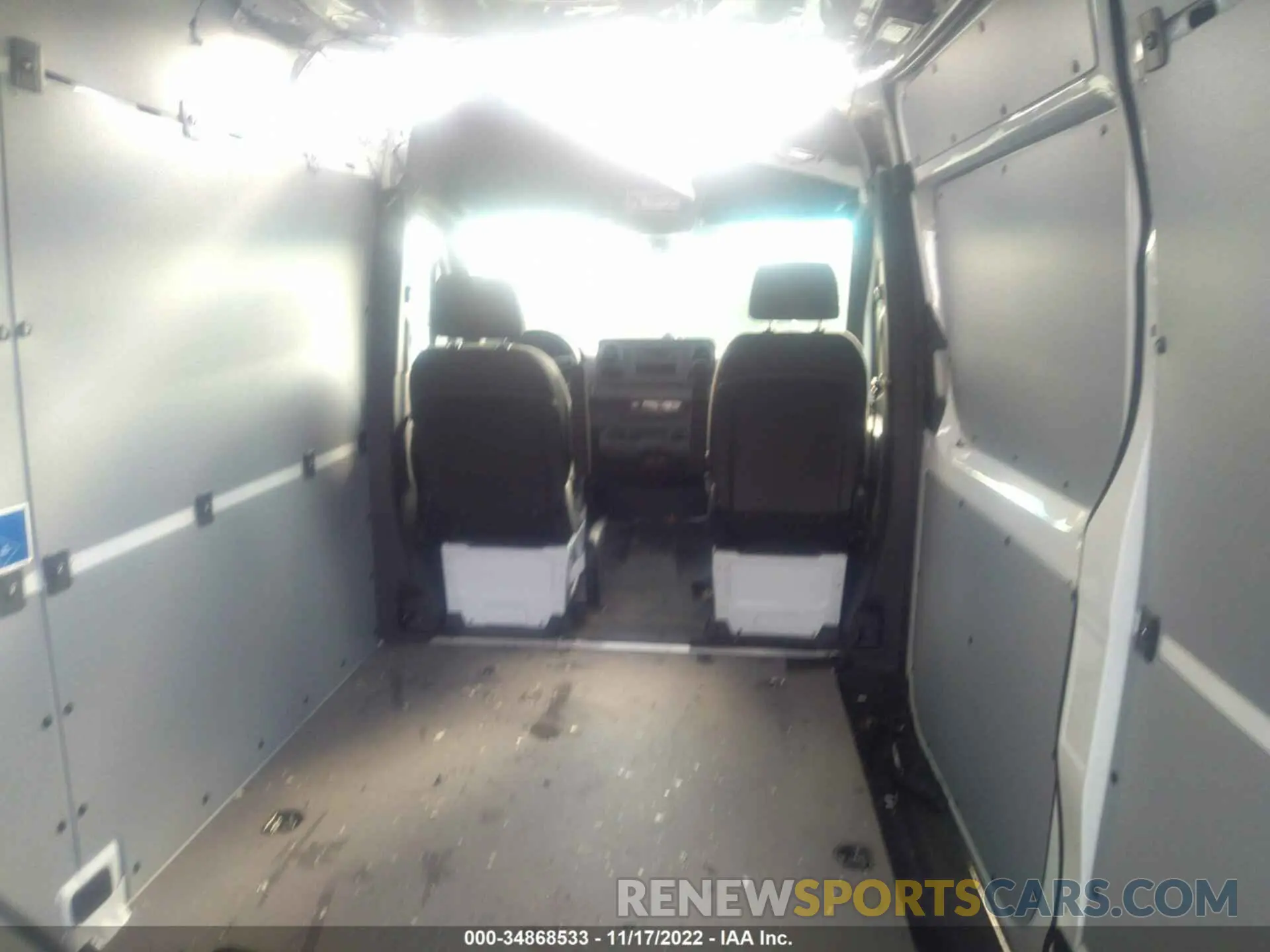 8 fotografías del automóvil dañado W1Y4EBHY5NT081698 MERCEDES-BENZ SPRINTER CARGO VAN 2022