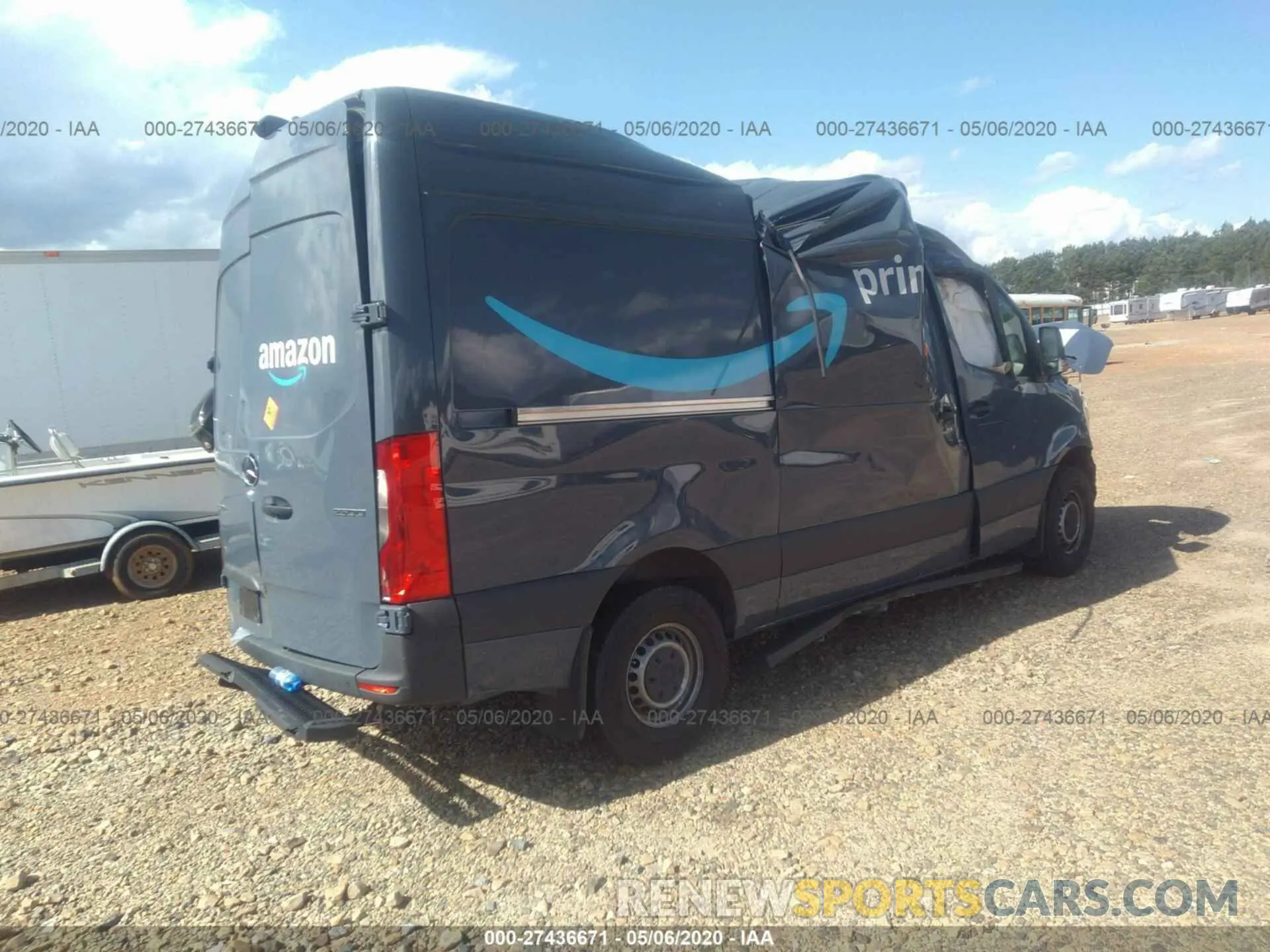 4 fotografías del automóvil dañado WD4PF0CD3KT003980 MERCEDES-BENZ SPRINTER VAN 2019