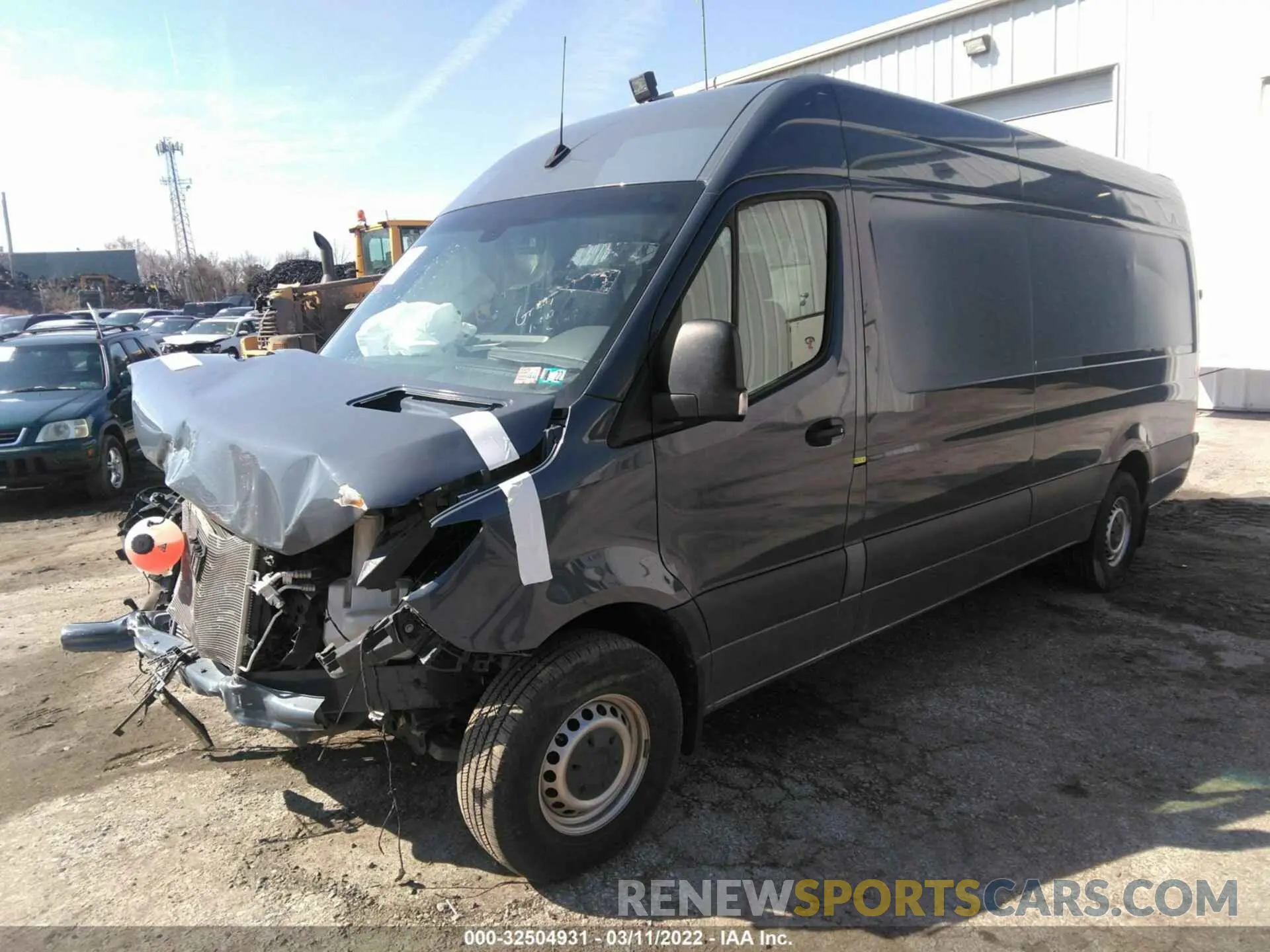 2 fotografías del automóvil dañado WD4PF1CD2KP127026 MERCEDES-BENZ SPRINTER VAN 2019