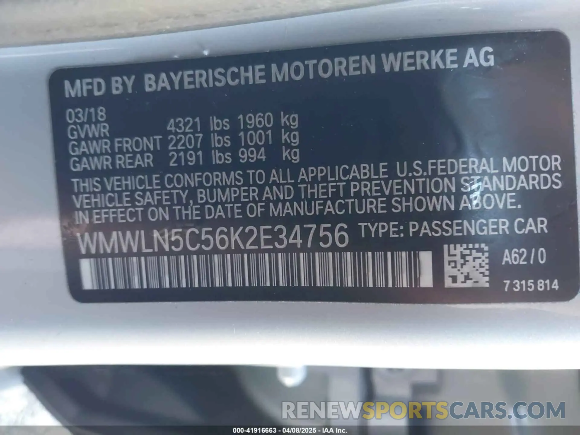 9 fotografías del automóvil dañado WMWLN5C56K2E34756 MINI CLUBMAN 2019