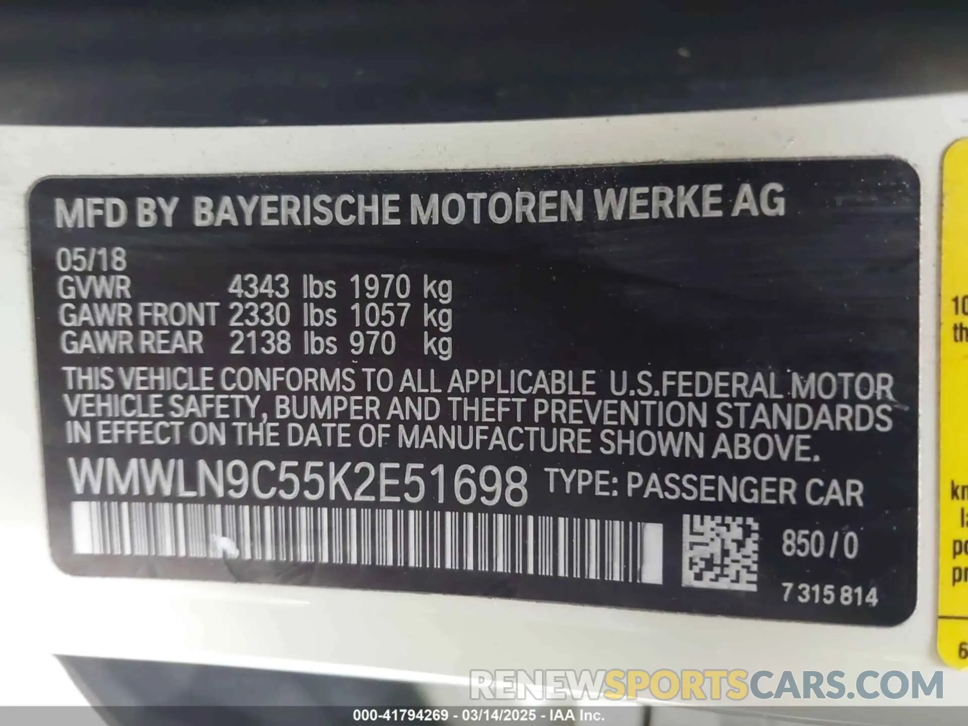 9 fotografías del automóvil dañado WMWLN9C55K2E51698 MINI CLUBMAN 2019