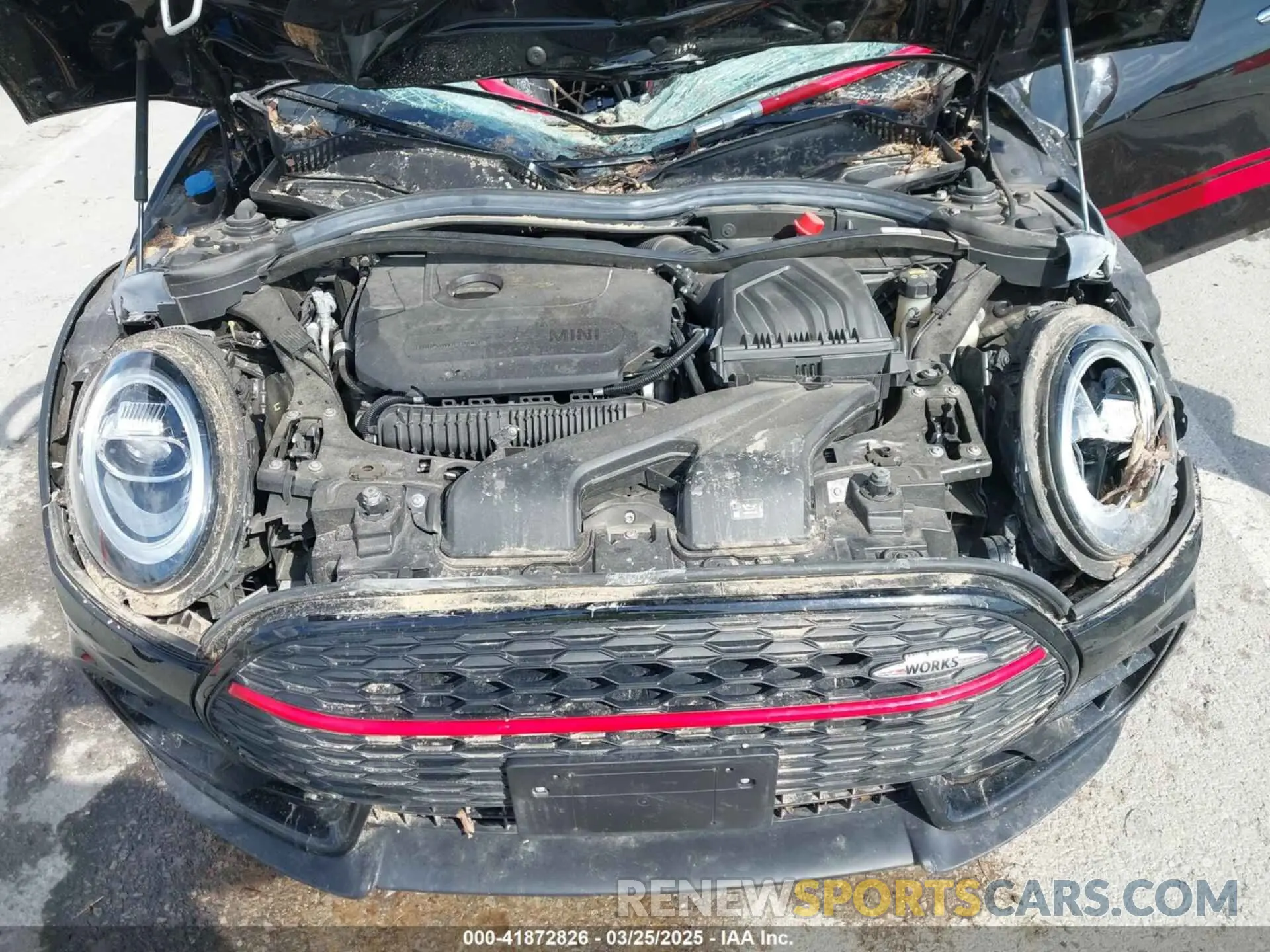 10 fotografías del automóvil dañado WMWJZ9C08M2N75173 MINI CLUBMAN 2021