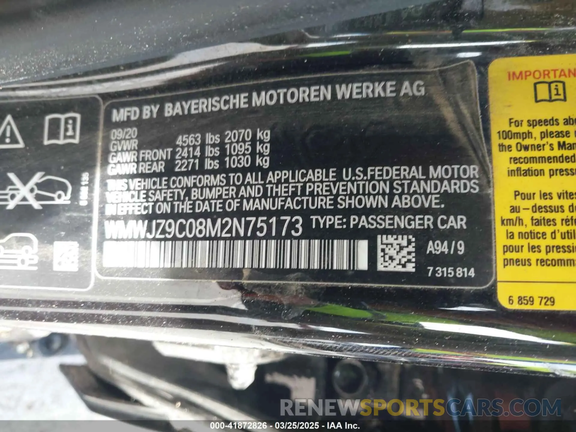 9 fotografías del automóvil dañado WMWJZ9C08M2N75173 MINI CLUBMAN 2021