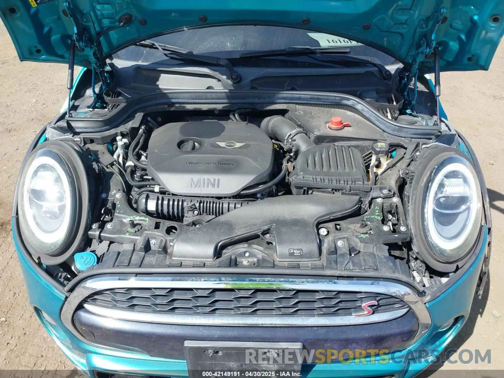 10 fotografías del automóvil dañado WMWWG9C54K3E41195 MINI CONVERTIBLE 2019