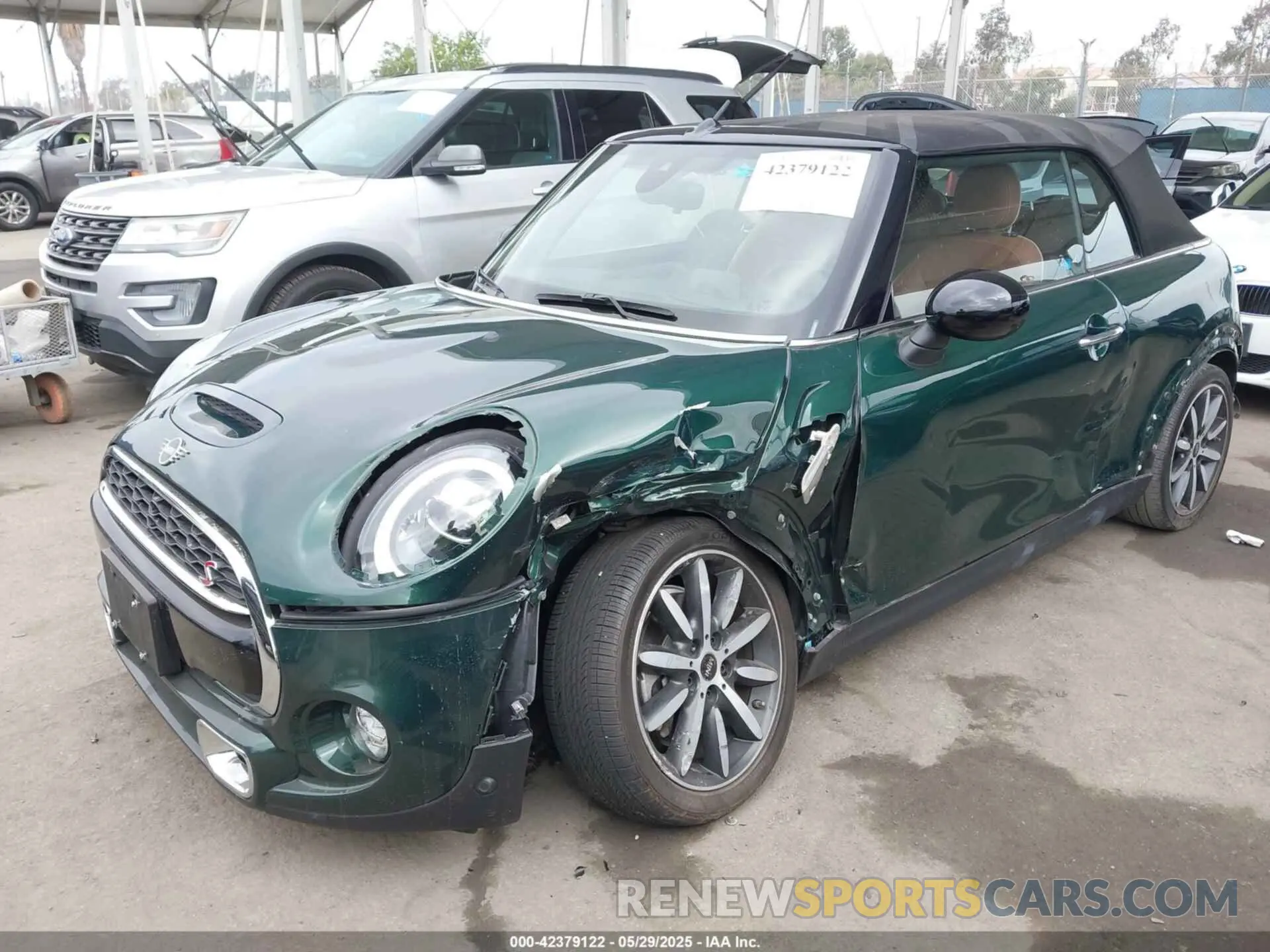 2 fotografías del automóvil dañado WMWWG9C5XK3E40620 MINI CONVERTIBLE 2019