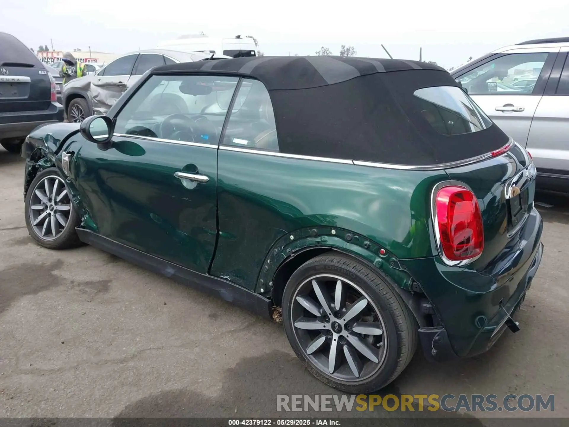 3 fotografías del automóvil dañado WMWWG9C5XK3E40620 MINI CONVERTIBLE 2019