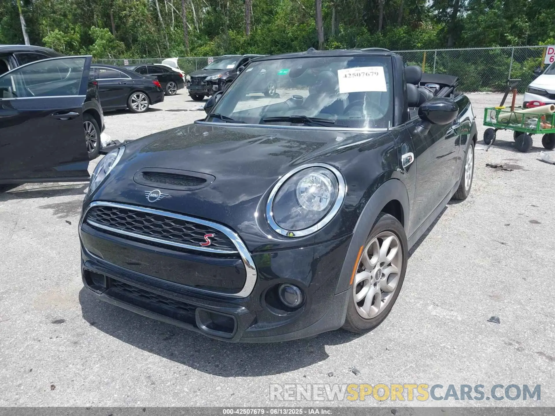2 fotografías del automóvil dañado WMWWJ5C0XM3M08622 MINI CONVERTIBLE 2021
