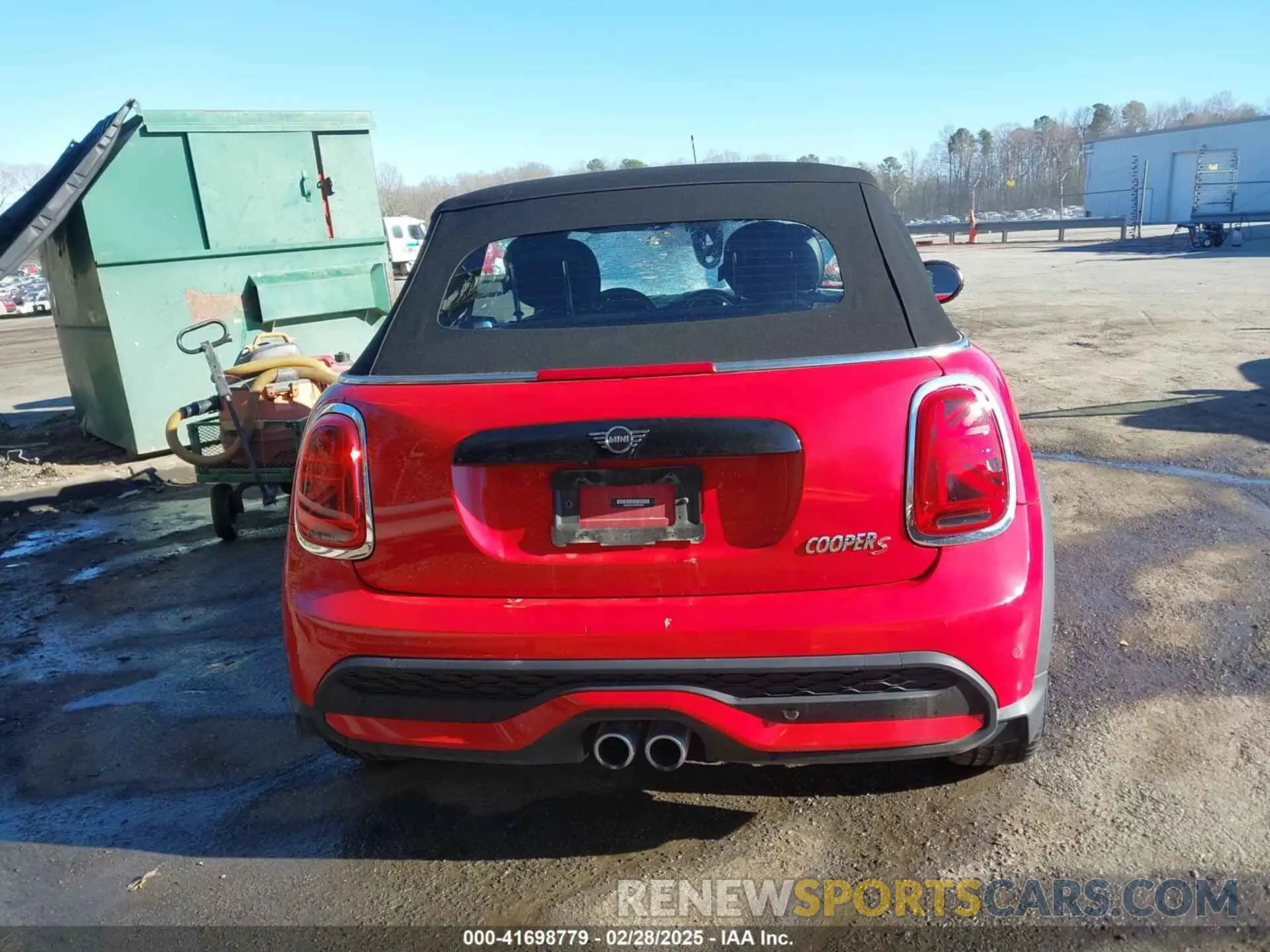 16 fotografías del automóvil dañado WMW43DL05N3N79940 MINI CONVERTIBLE 2022