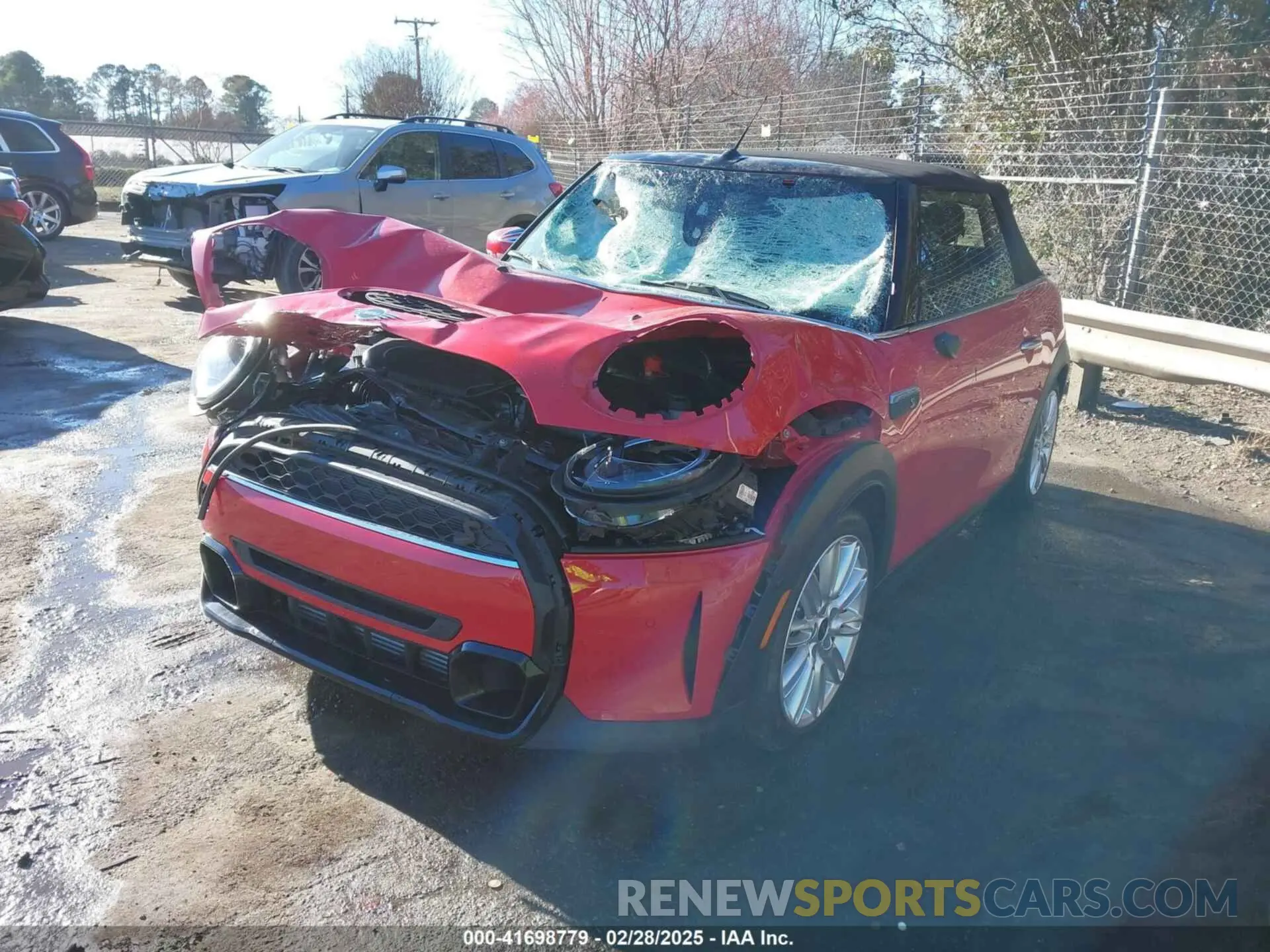2 fotografías del automóvil dañado WMW43DL05N3N79940 MINI CONVERTIBLE 2022