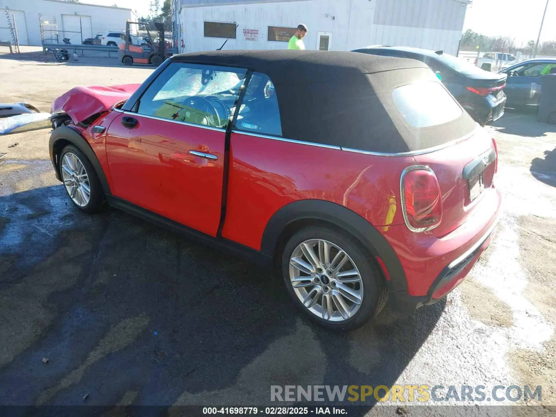 3 fotografías del automóvil dañado WMW43DL05N3N79940 MINI CONVERTIBLE 2022