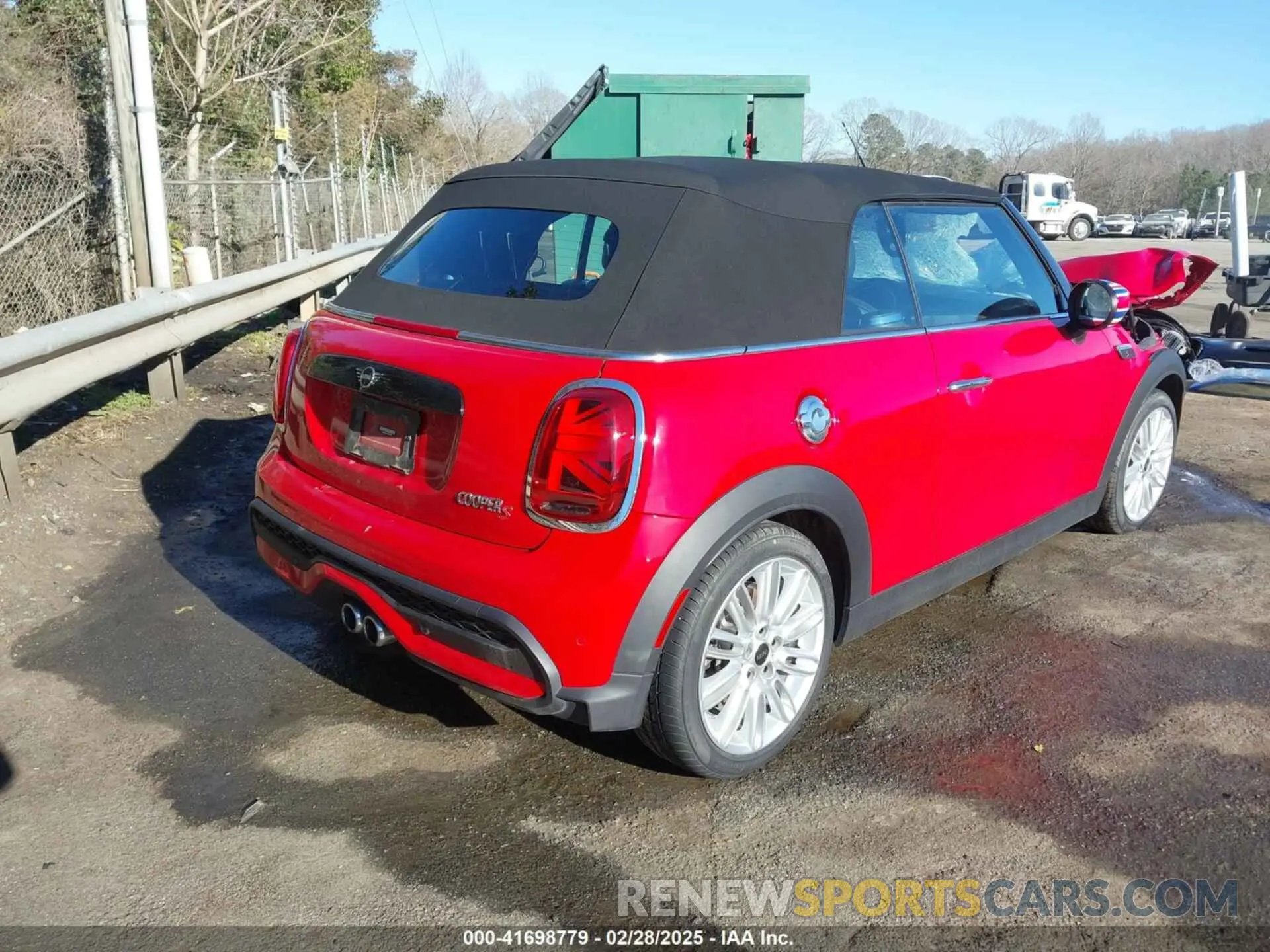 4 fotografías del automóvil dañado WMW43DL05N3N79940 MINI CONVERTIBLE 2022