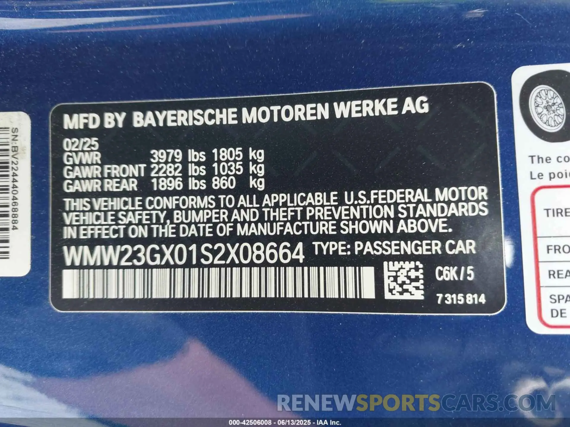 9 fotografías del automóvil dañado WMW23GX01S2X08664 MINI CONVERTIBLE 2025