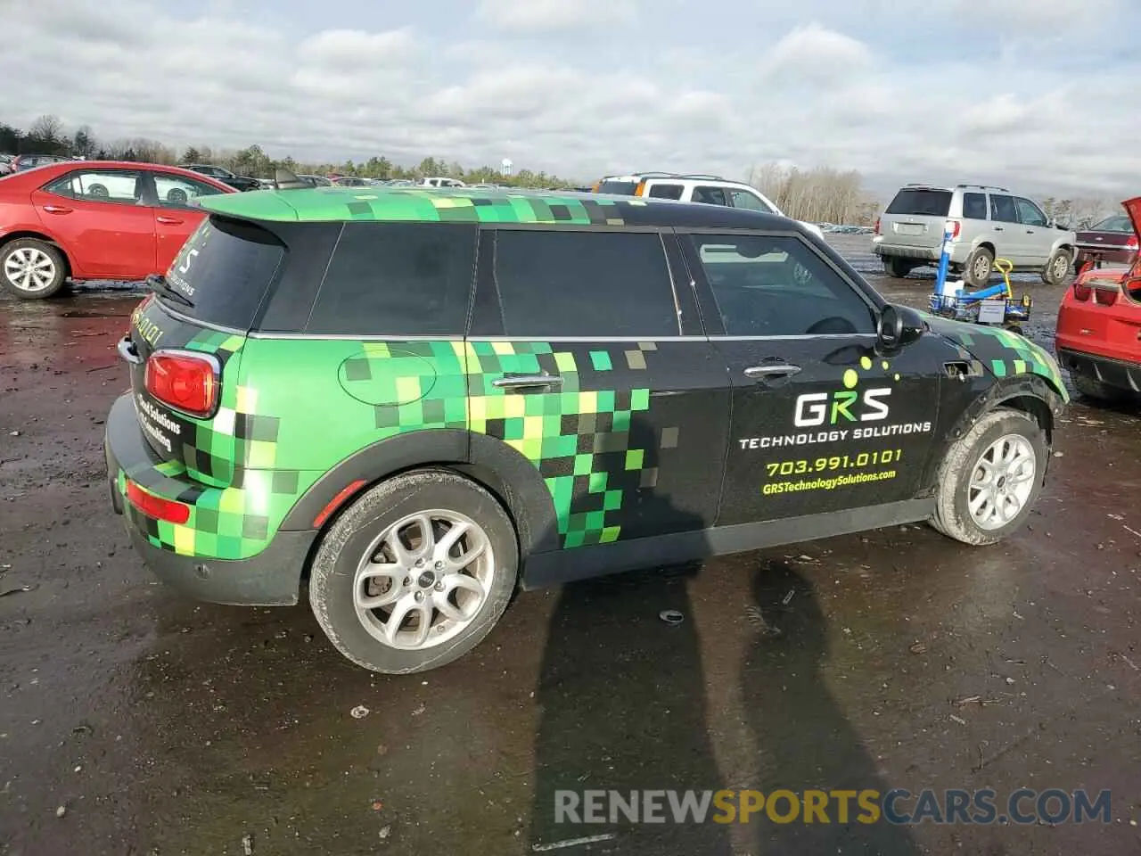 3 fotografías del automóvil dañado WMWLN5C53K2G82446 MINI COOPER 2019