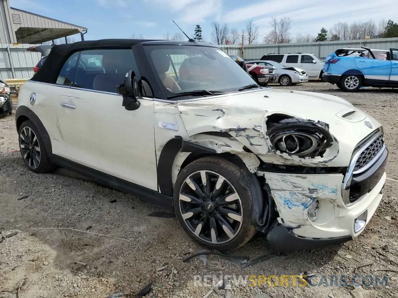 4 fotografías del automóvil dañado WMWWG9C51K3E39856 MINI COOPER 2019