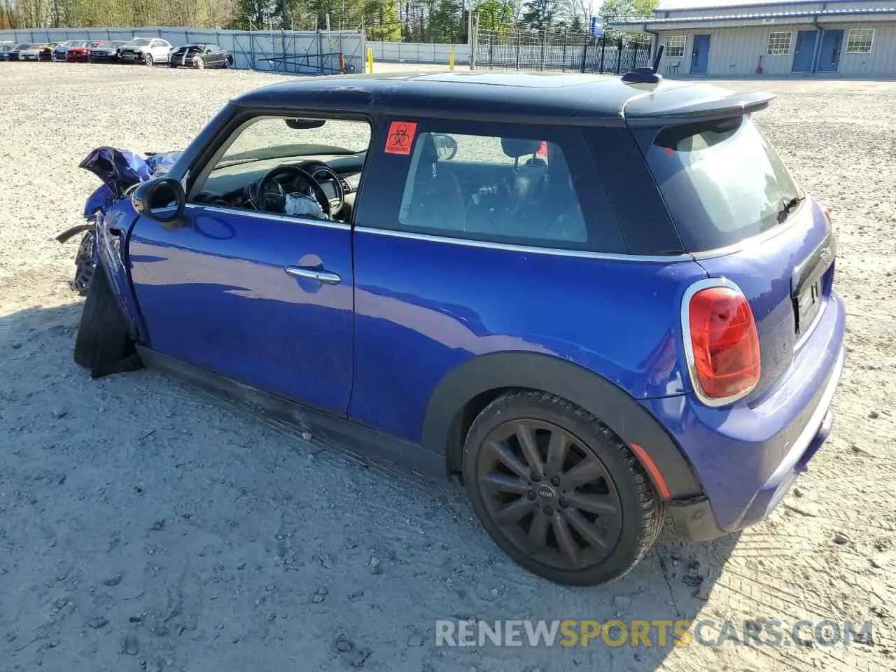 2 fotografías del automóvil dañado WMWXP7C52K2A50593 MINI COOPER 2019