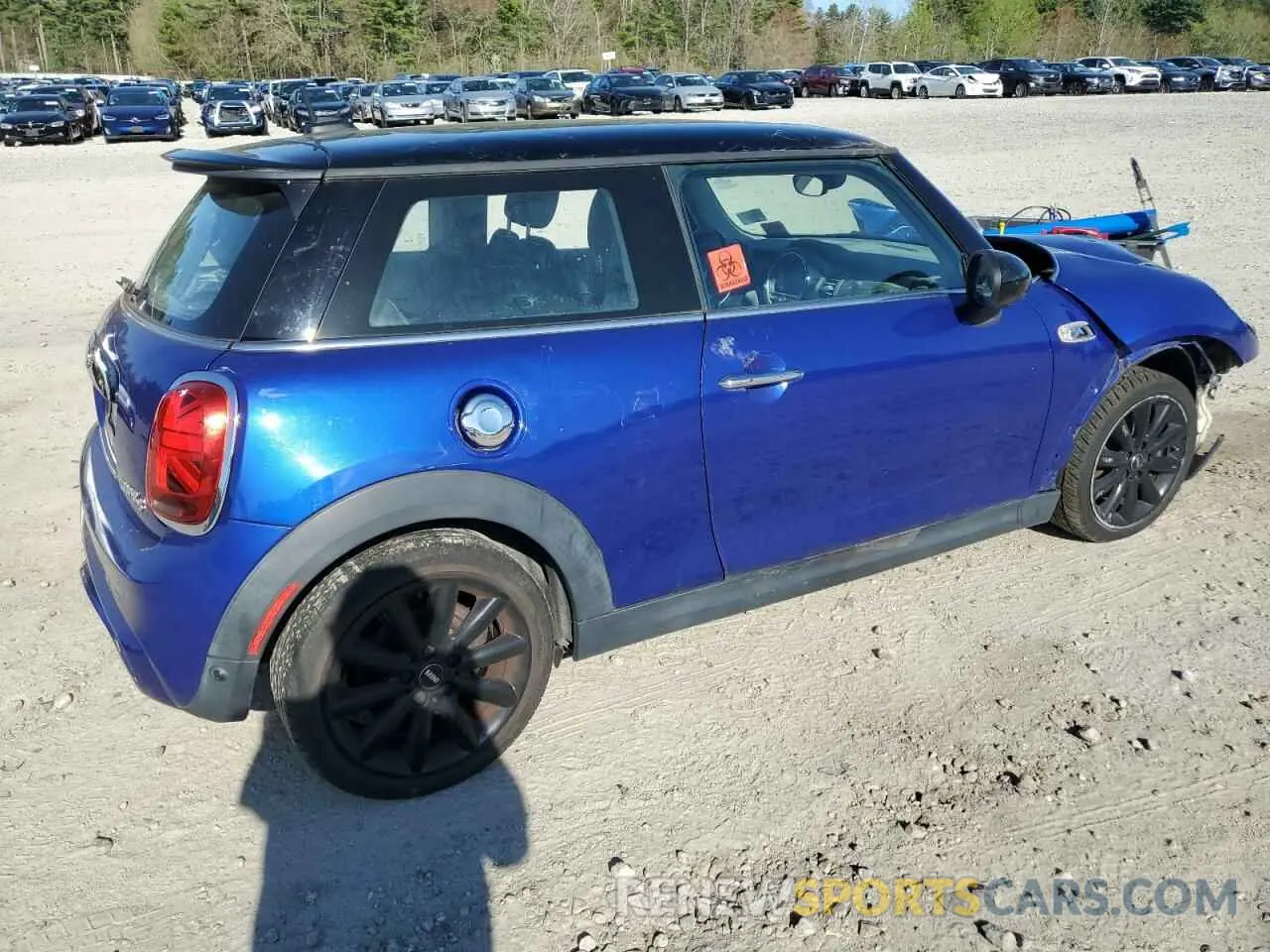 3 fotografías del automóvil dañado WMWXP7C52K2A50593 MINI COOPER 2019