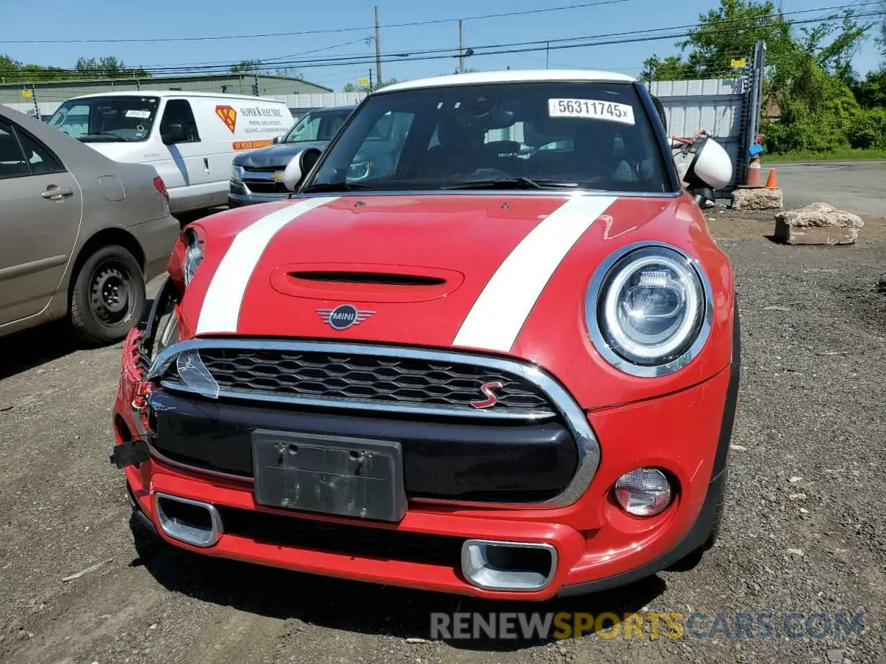 5 fotografías del automóvil dañado WMWXP7C59K2A53202 MINI COOPER 2019